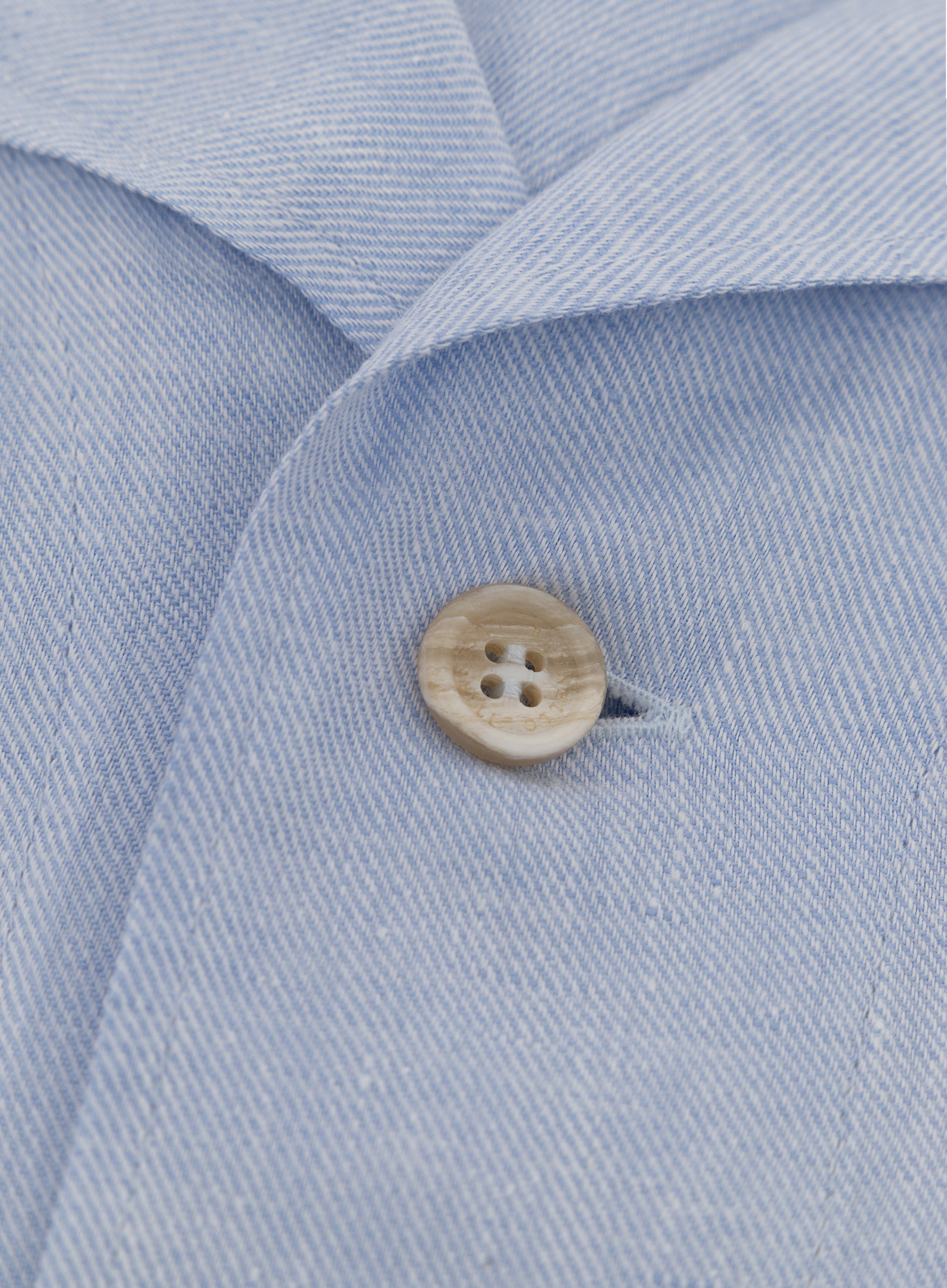 Hennep-linnen-katoen shirt | FULL_WIDTH | L.Blauw