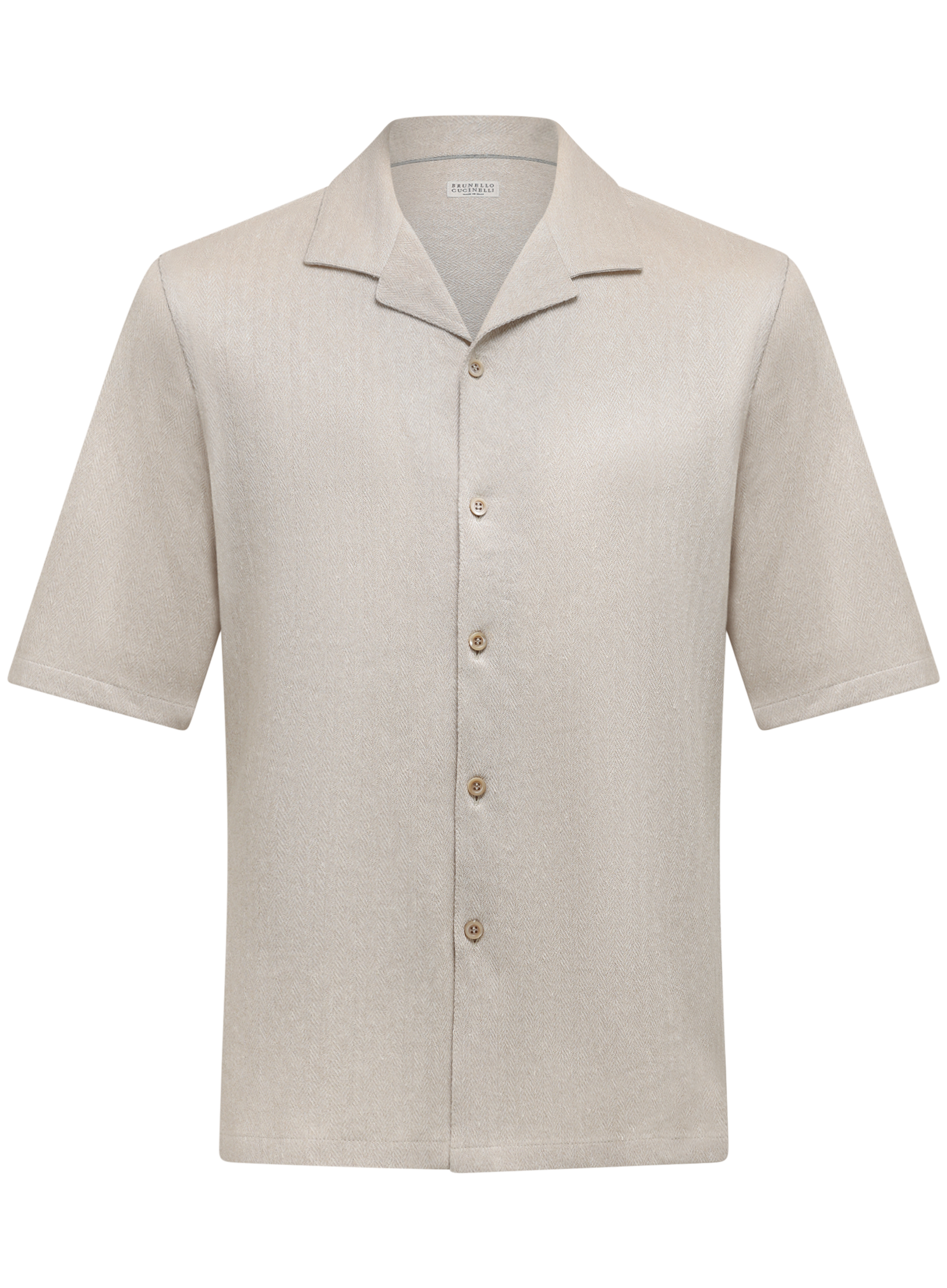 Shirt van linnen en katoen | L.BEIGE