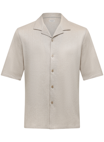 Shirt van linnen en katoen | L.BEIGE