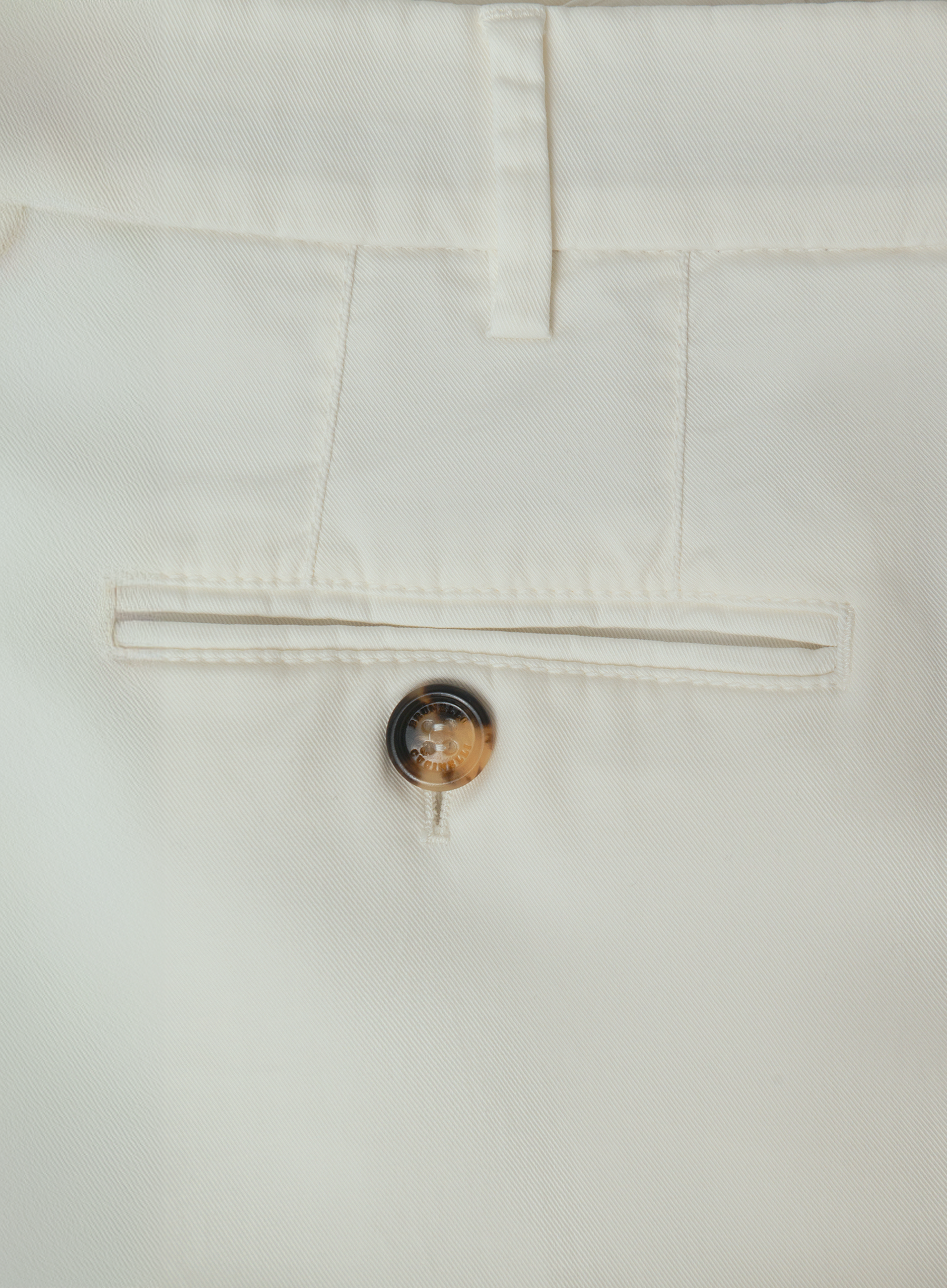 Comfort gabardine broek van katoen | FULL_WIDTH | Wit