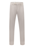 Comfort gabardine broek van katoen | TAUPE