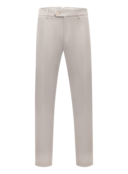 Comfort gabardine broek | FULL_WIDTH | TAUPE
