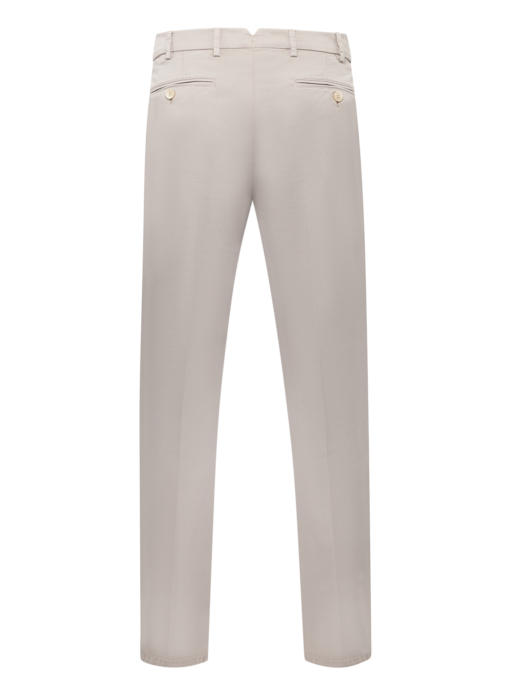 Comfort gabardine broek van katoen | TAUPE