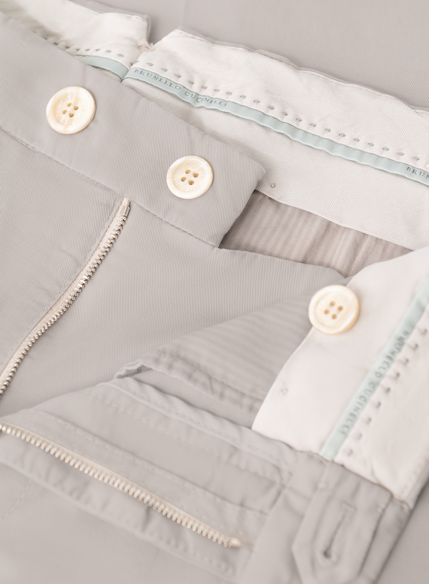 Comfort gabardine broek | FULL_WIDTH | TAUPE