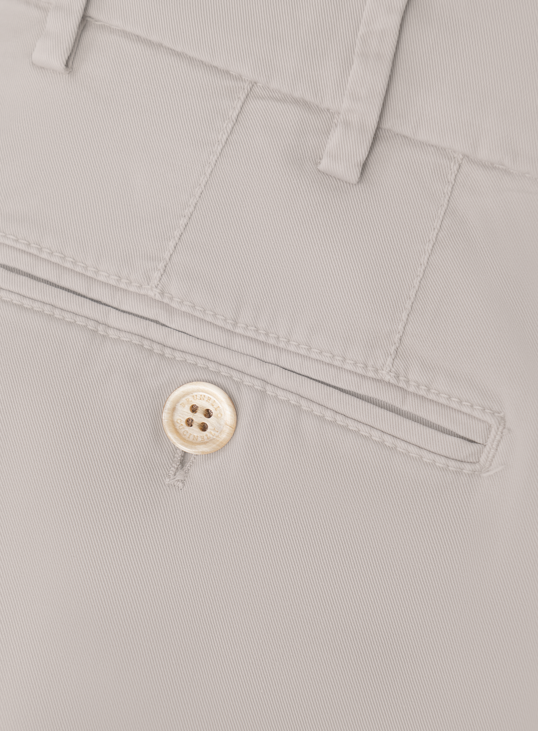 Comfort gabardine broek van katoen | FULL_WIDTH | TAUPE