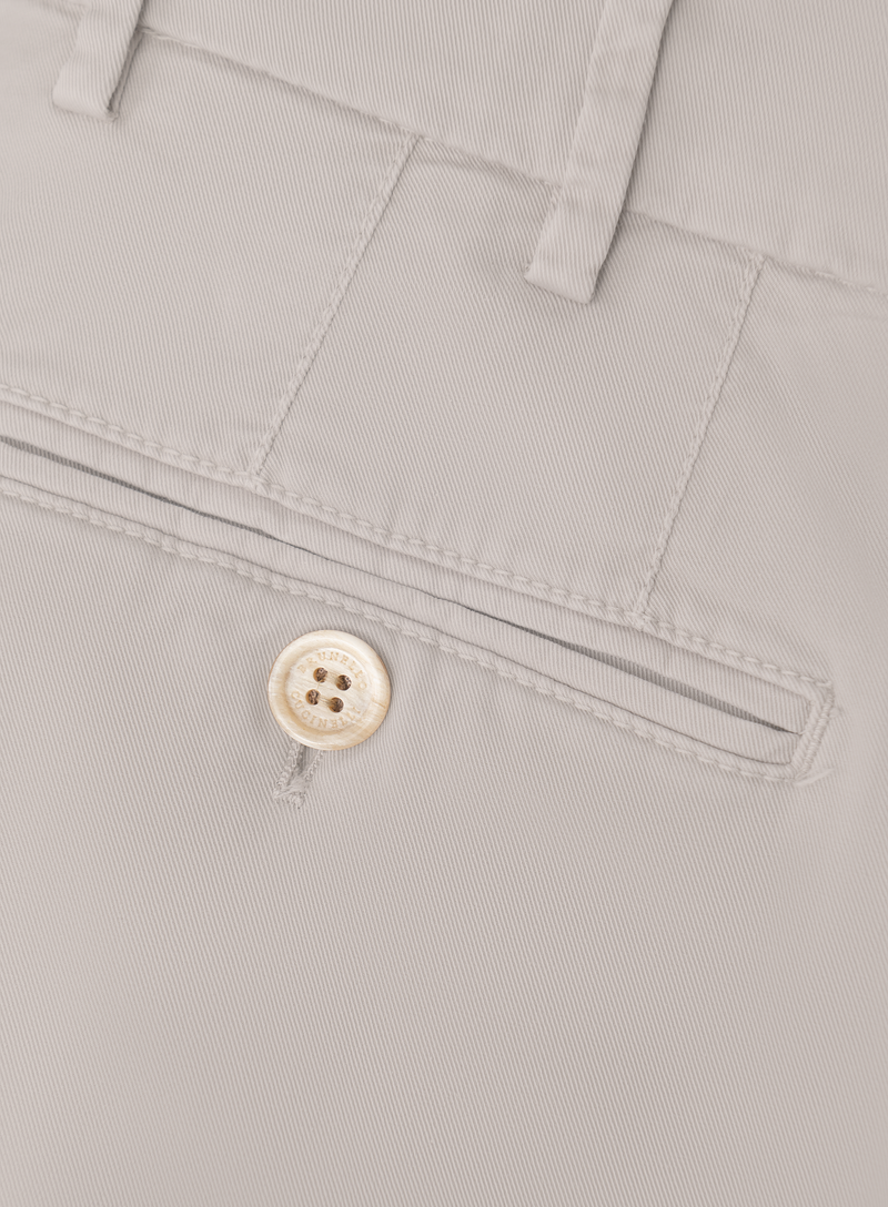 Comfort gabardine broek van katoen | FULL_WIDTH | TAUPE