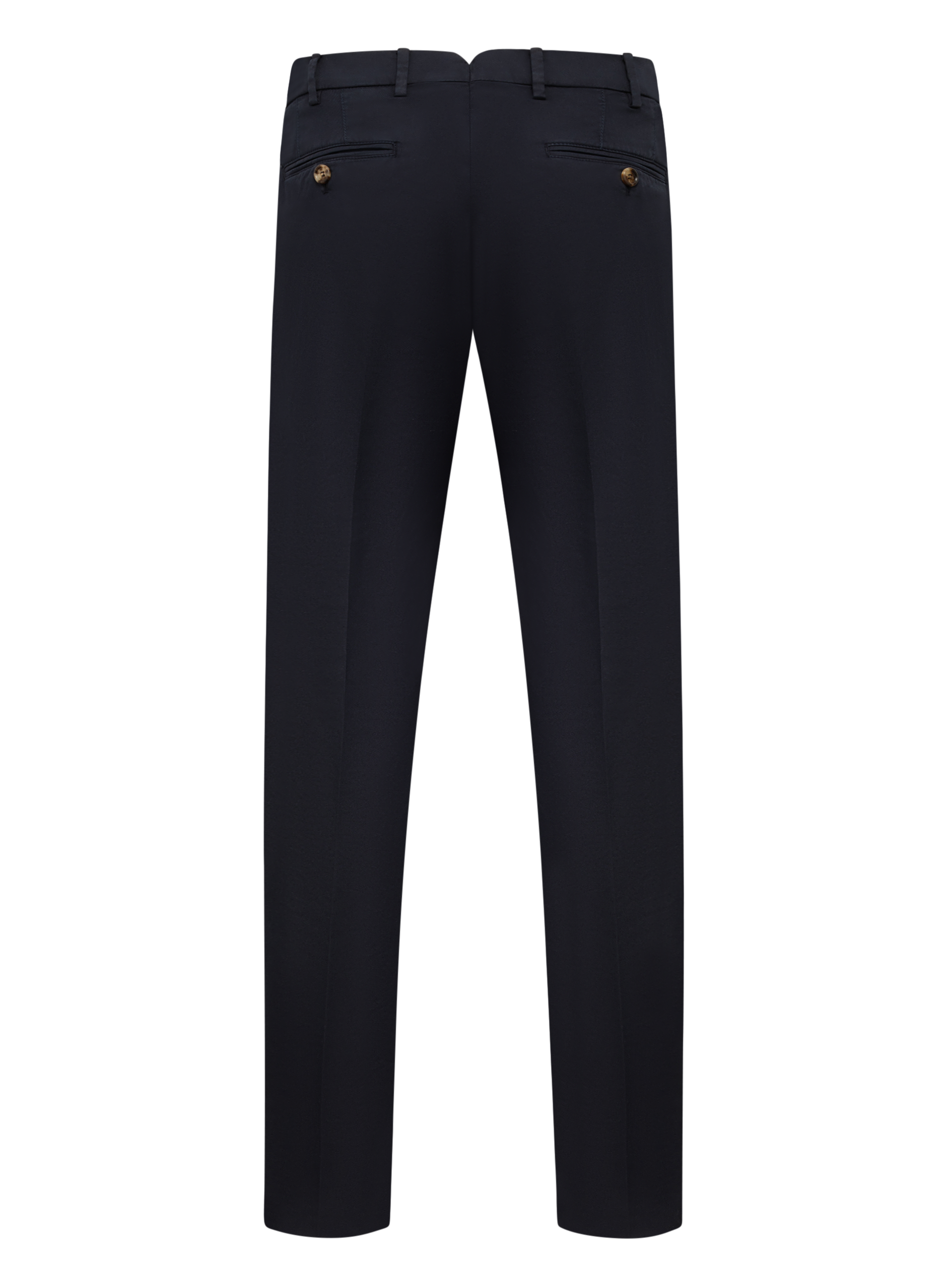 Comfort gabardine broek van katoen | BLUE NAVY