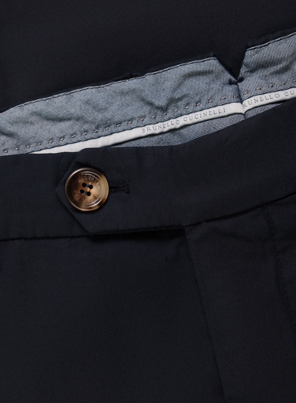 Comfort gabardine broek van katoen | FULL_WIDTH | BLUE NAVY