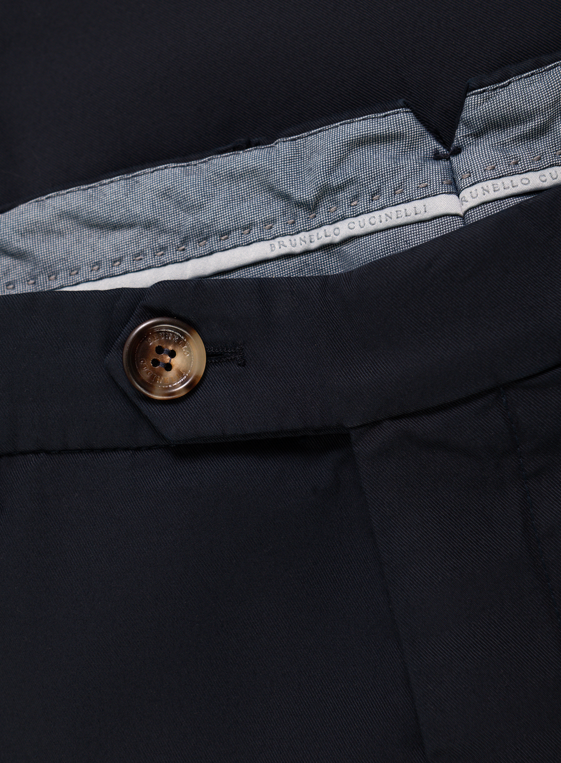 Comfort gabardine broek van katoen | FULL_WIDTH | BLUE NAVY