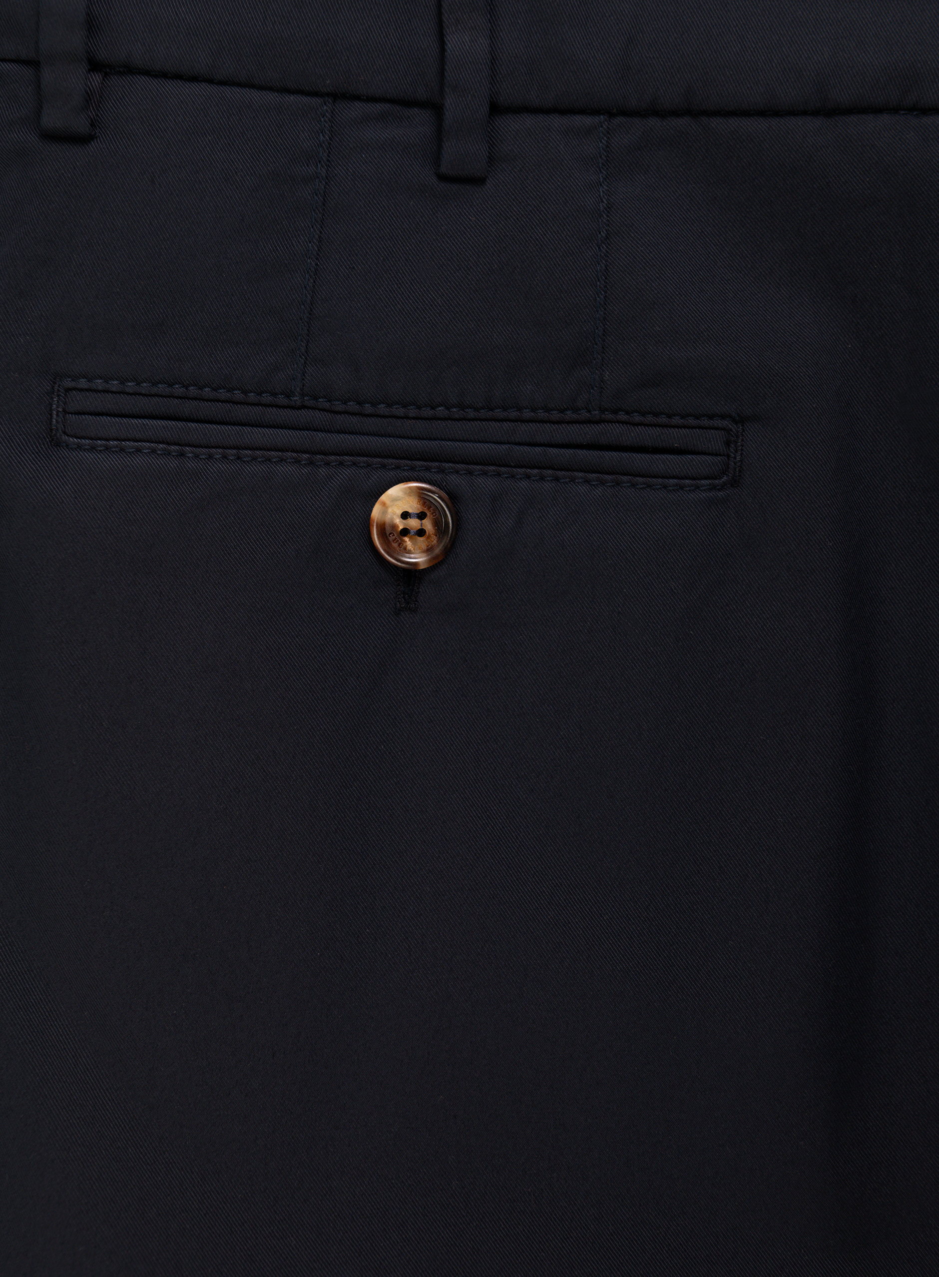 Comfort gabardine broek van katoen | FULL_WIDTH | BLUE NAVY