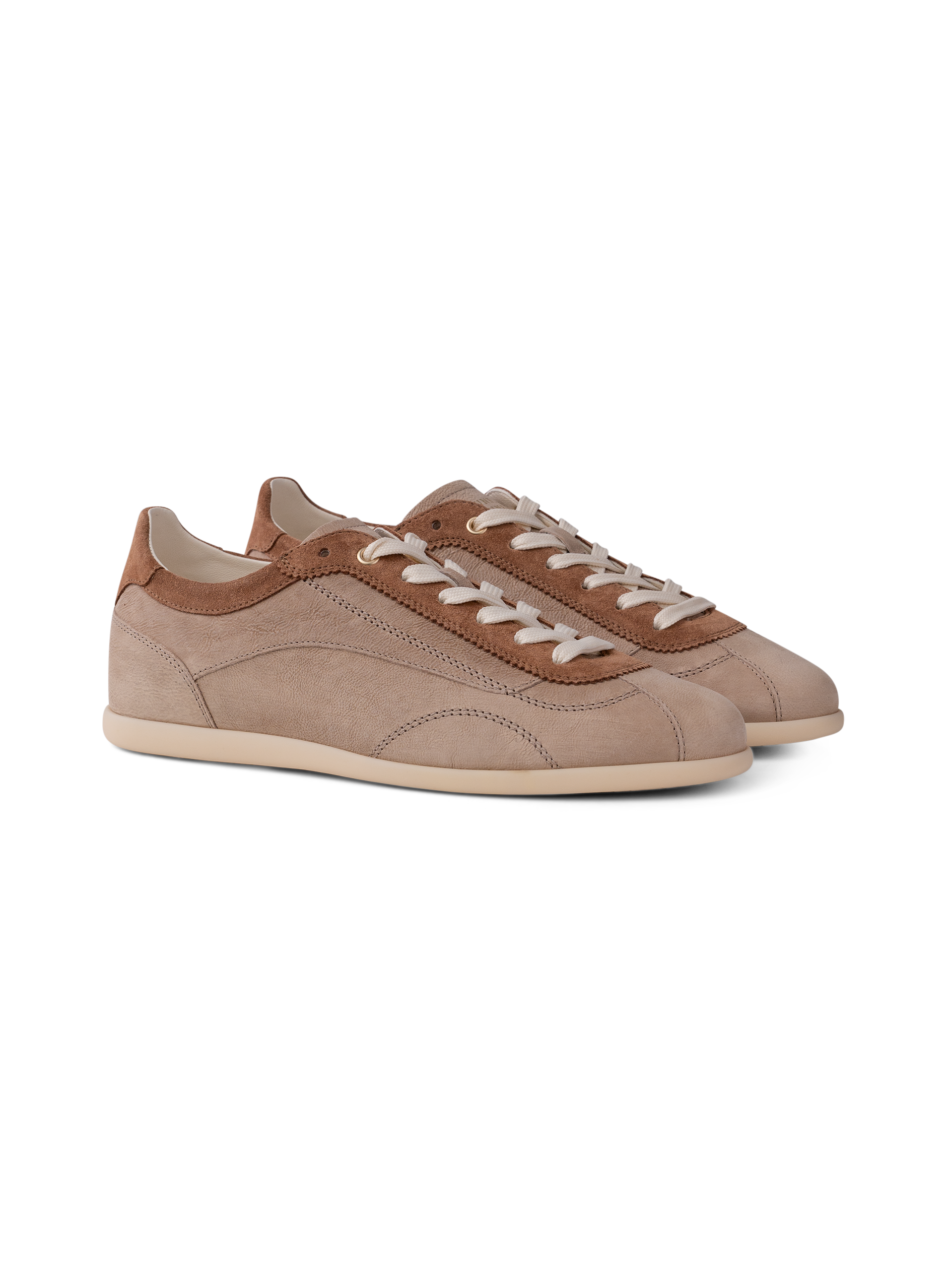 Suède sneakers | Beige