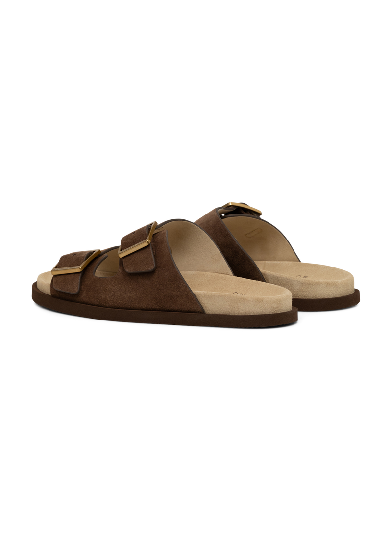 Suede sandals
