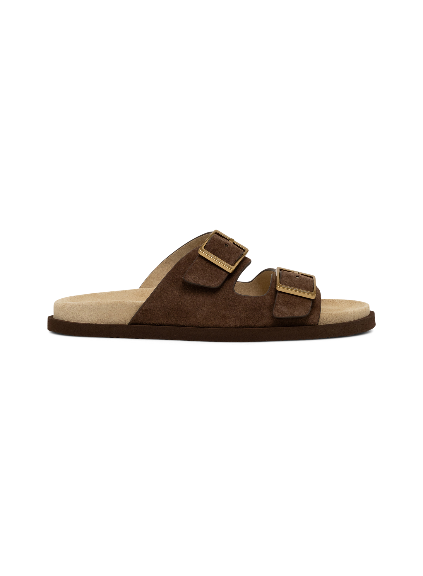 Suède sandalen | Bruin
