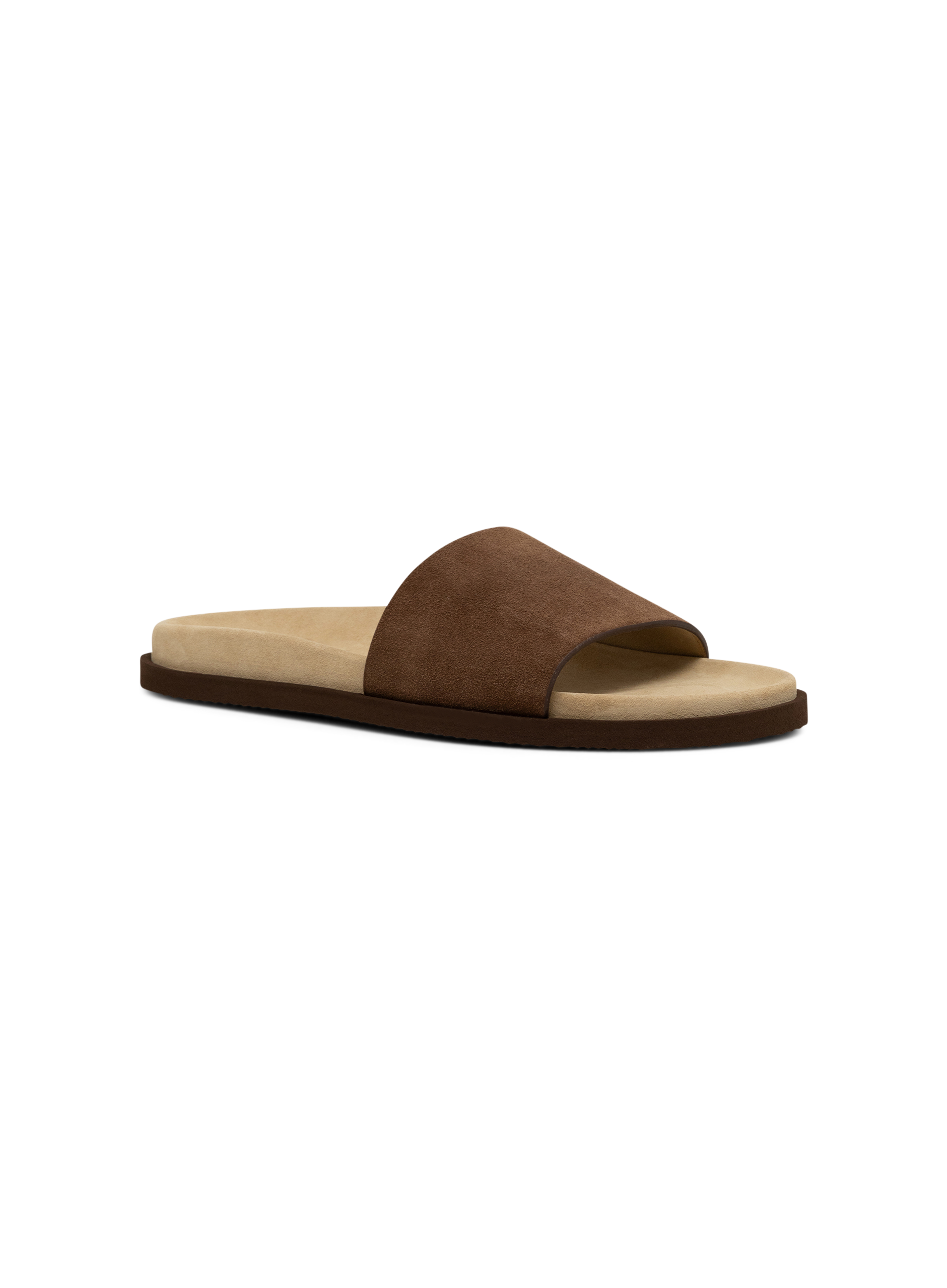 Sandalen van suède | Bruin