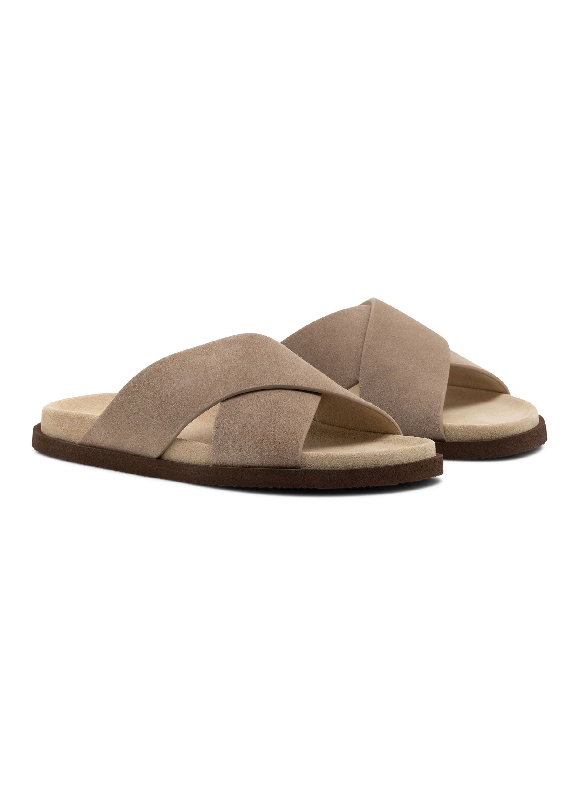 Sandalen van suède | L.BEIGE