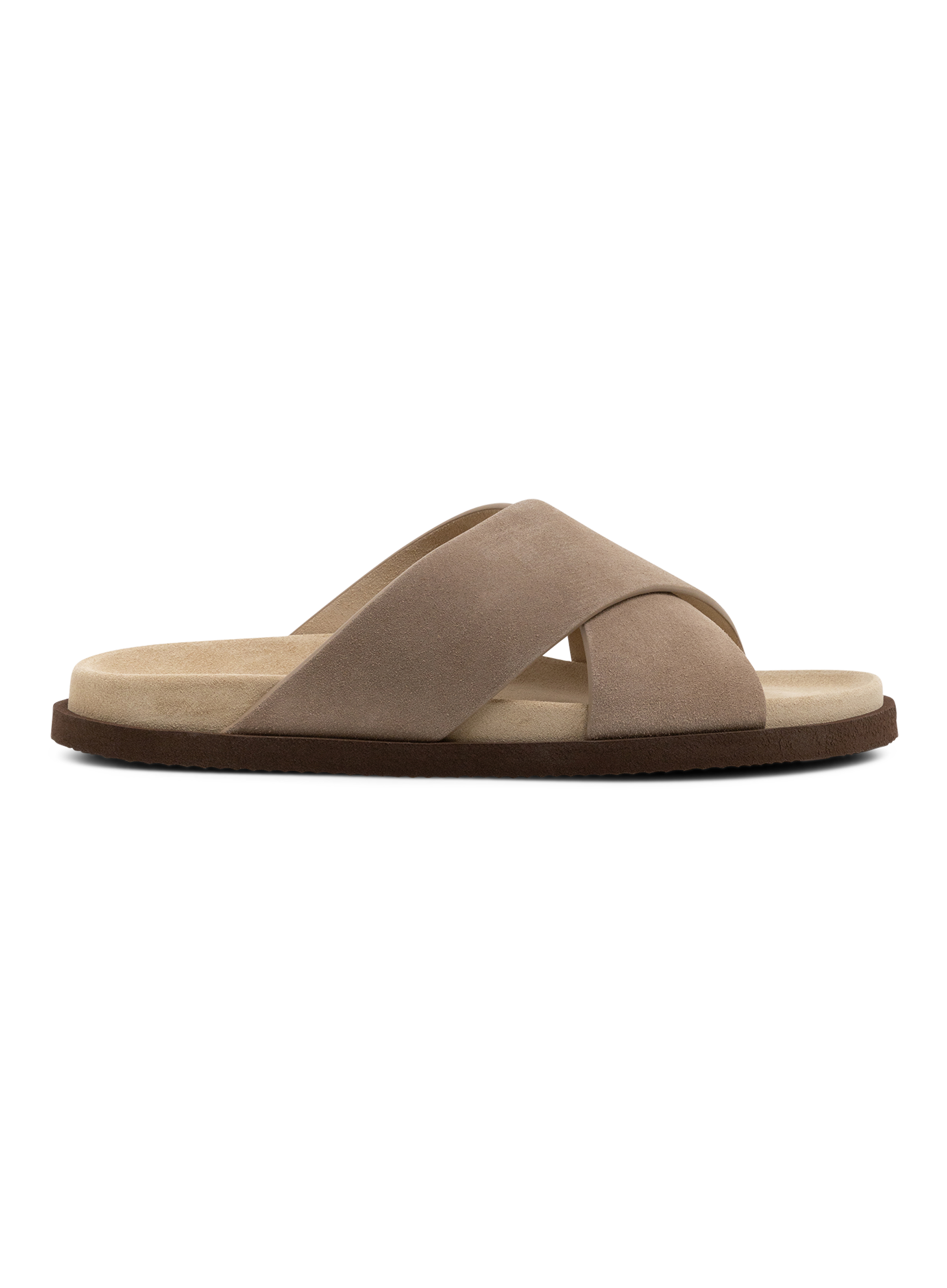 Suède sandalen | L.BEIGE