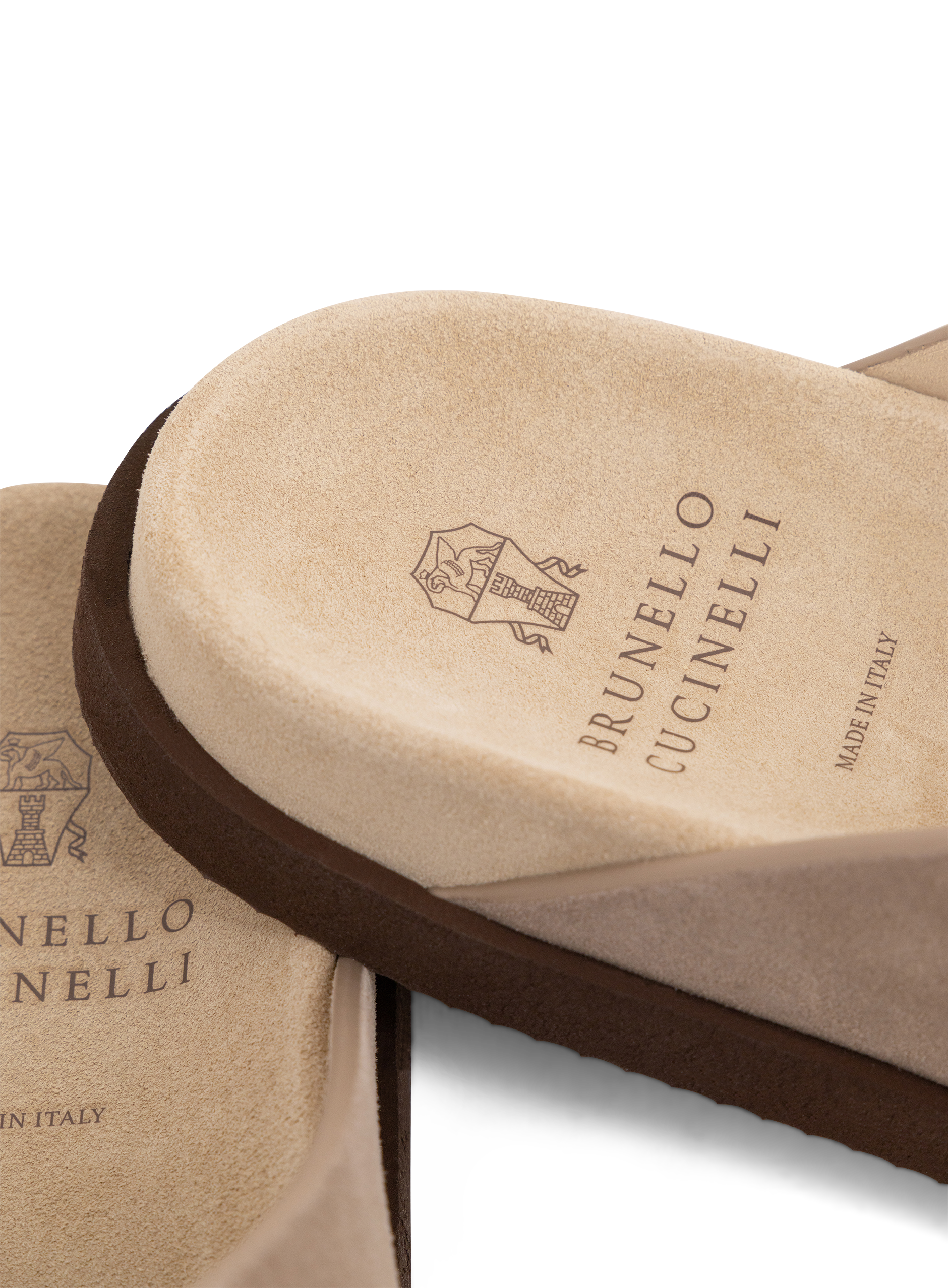 Suède sandalen | L.BEIGE