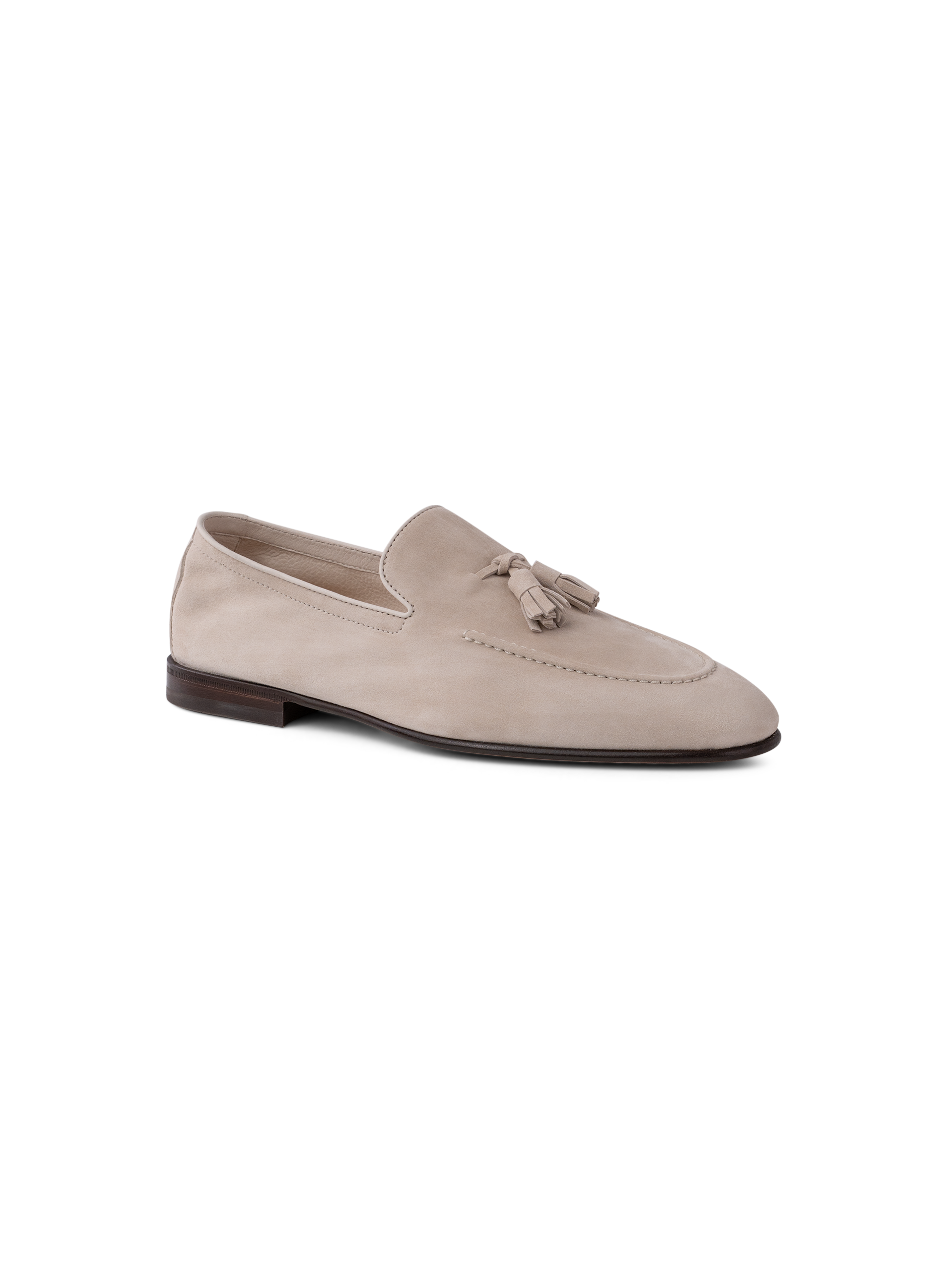 Suède tassel loafers | L.BEIGE