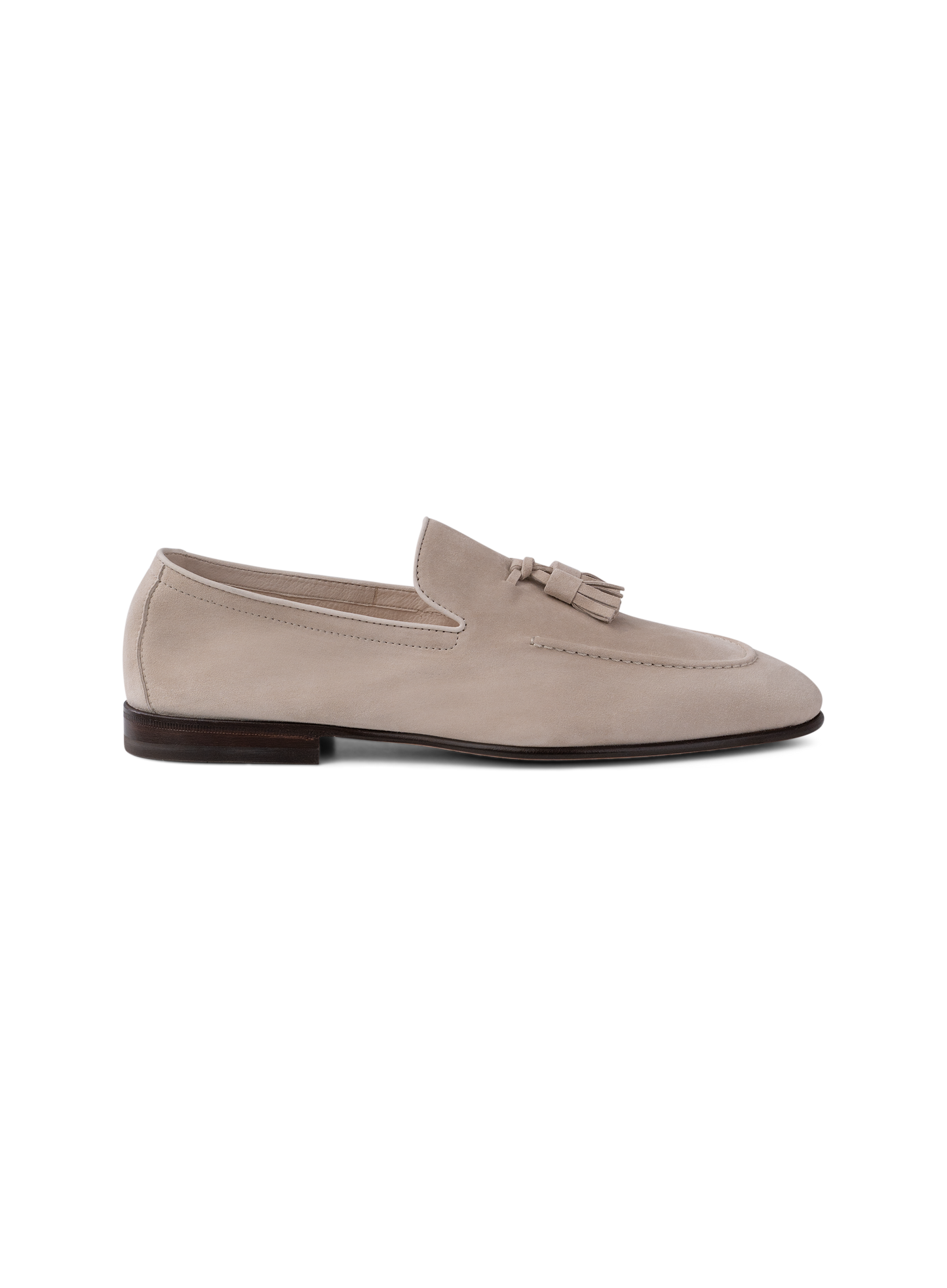 Suède tassel loafers | L.BEIGE