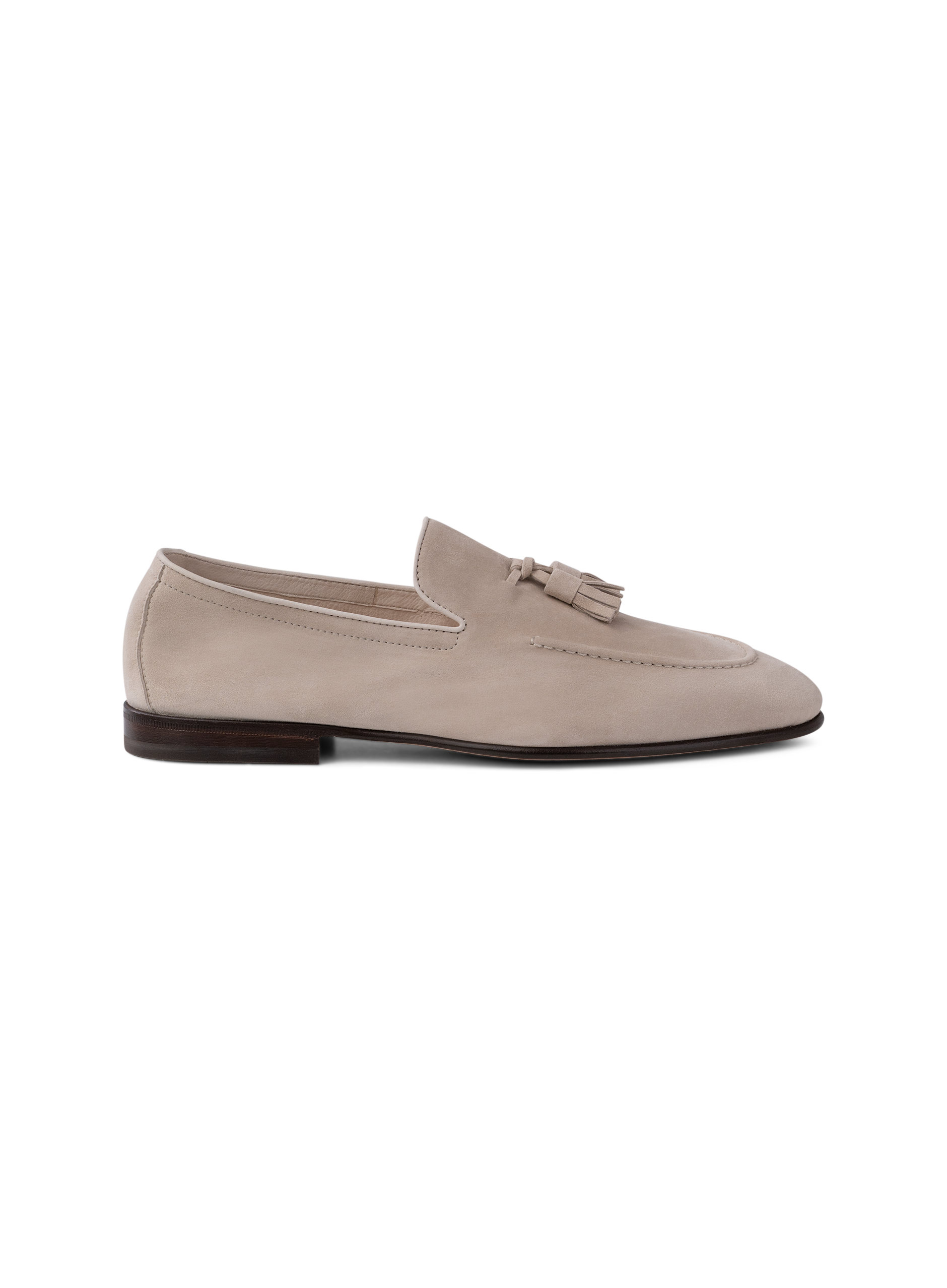 Suède tassel loafers | L.BEIGE