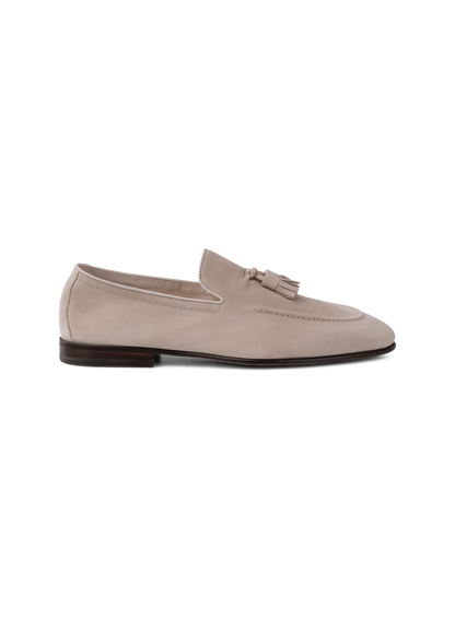 Tassel loafers van suède | L.BEIGE