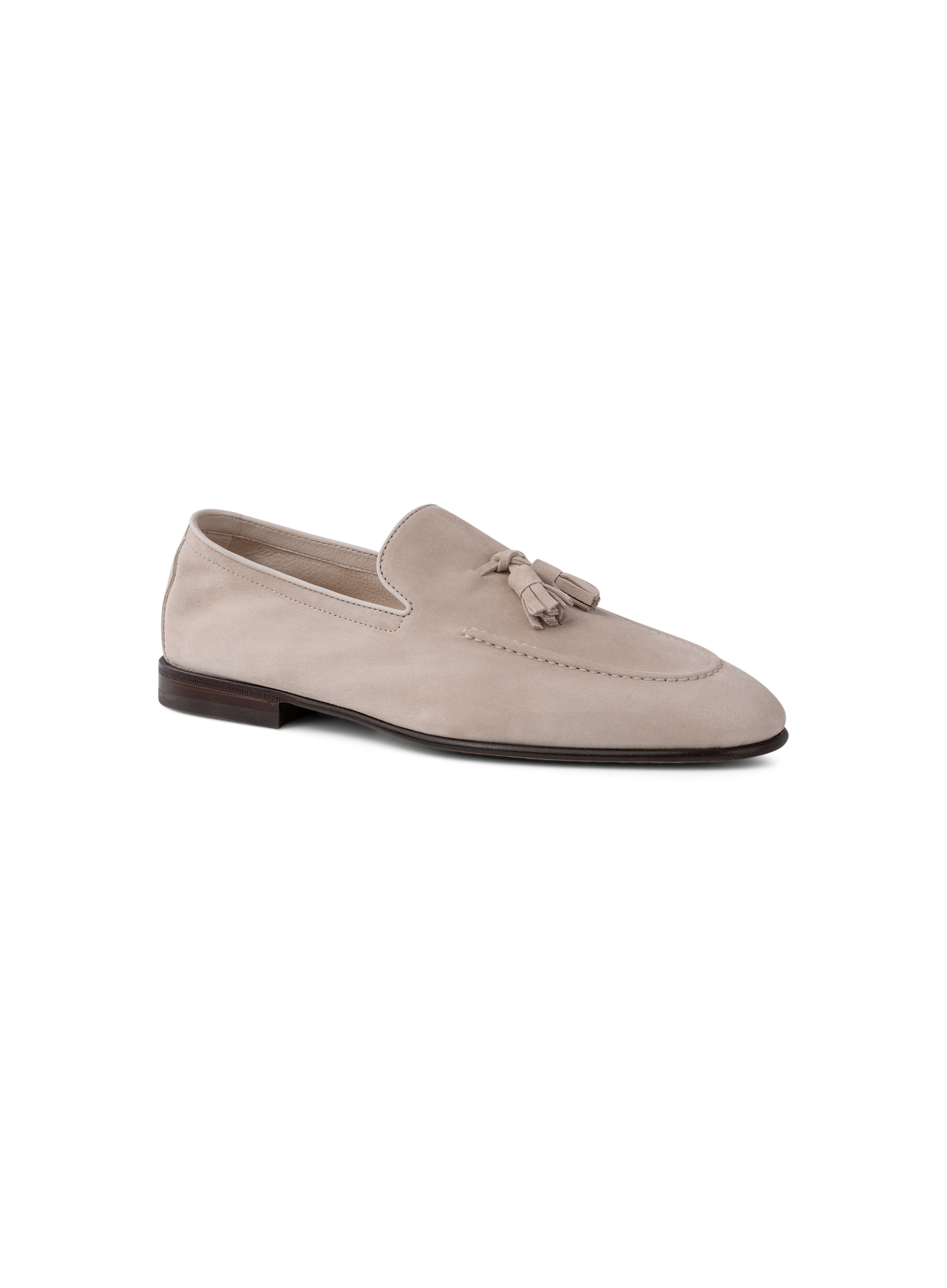 Suède tassel loafers | L.BEIGE