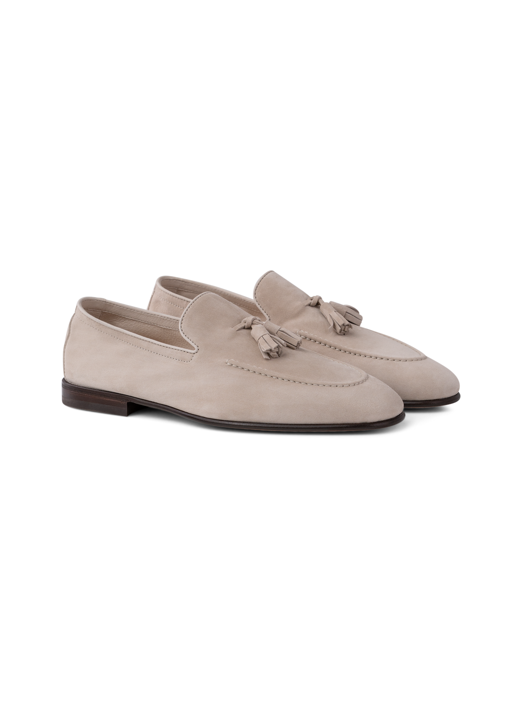 Tassel loafers van suède | L.BEIGE