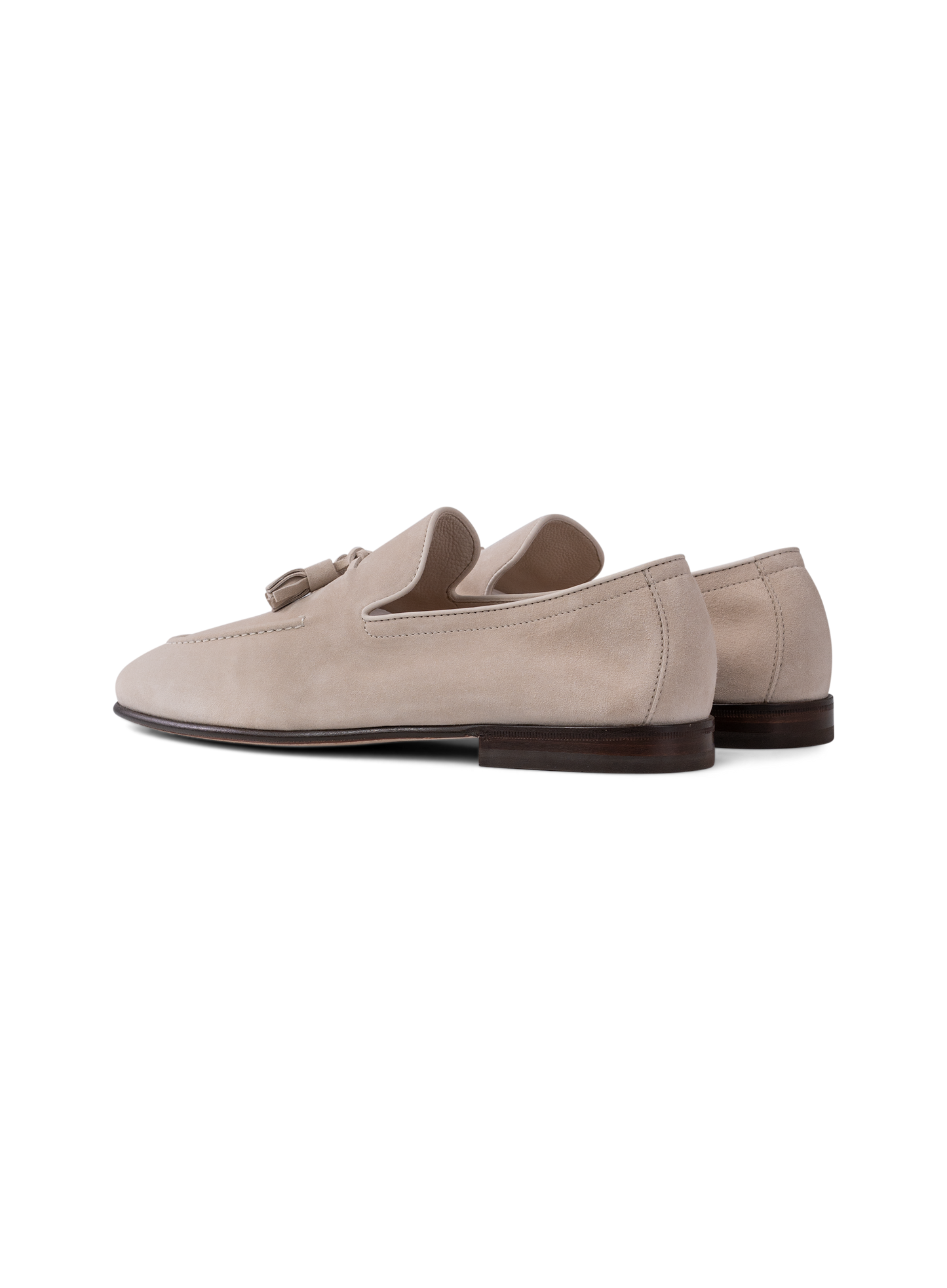 Suède tassel loafers | L.BEIGE