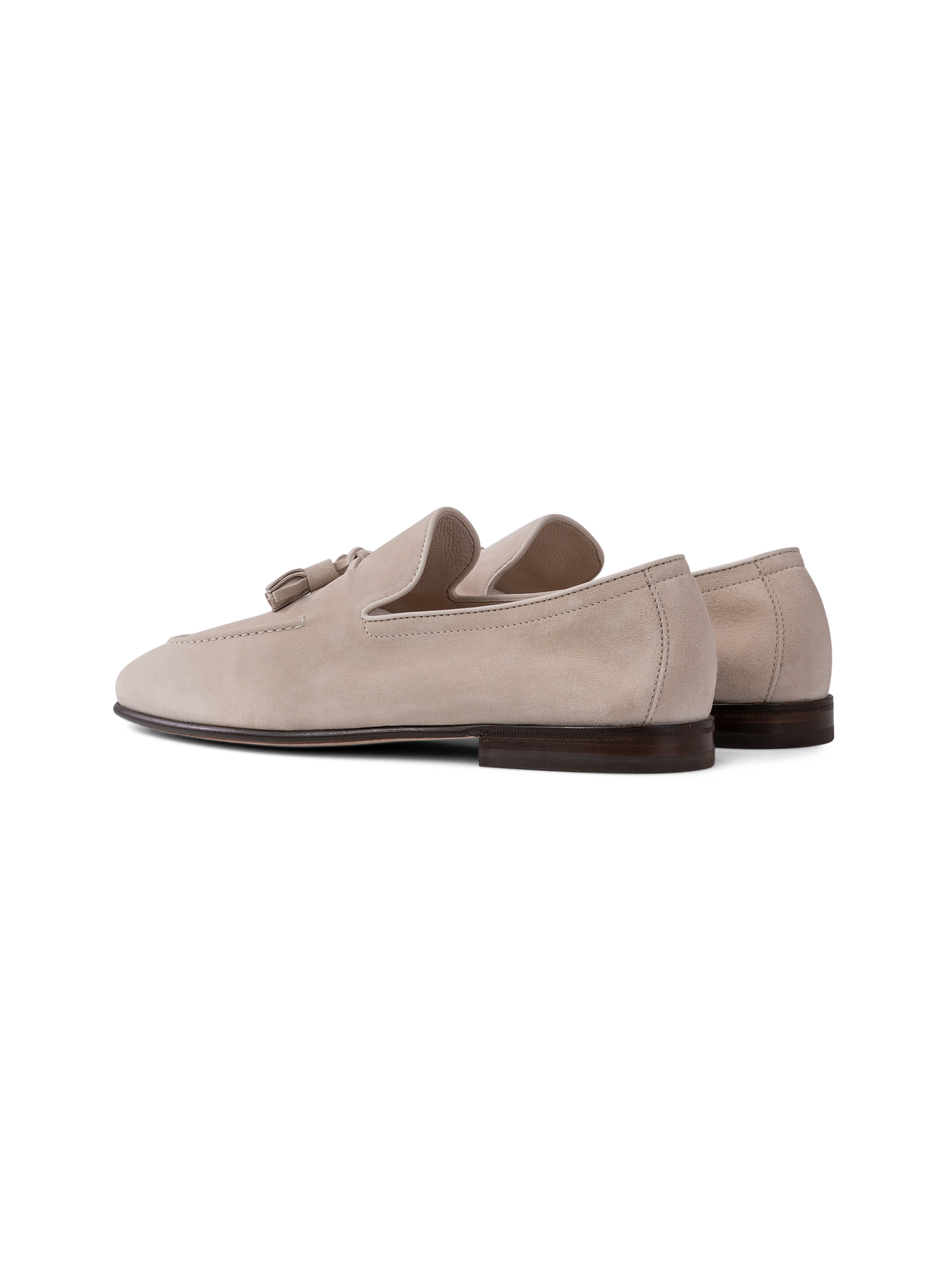 Suède tassel loafers | L.BEIGE