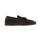 Tassel loafers van suède | Antraciet