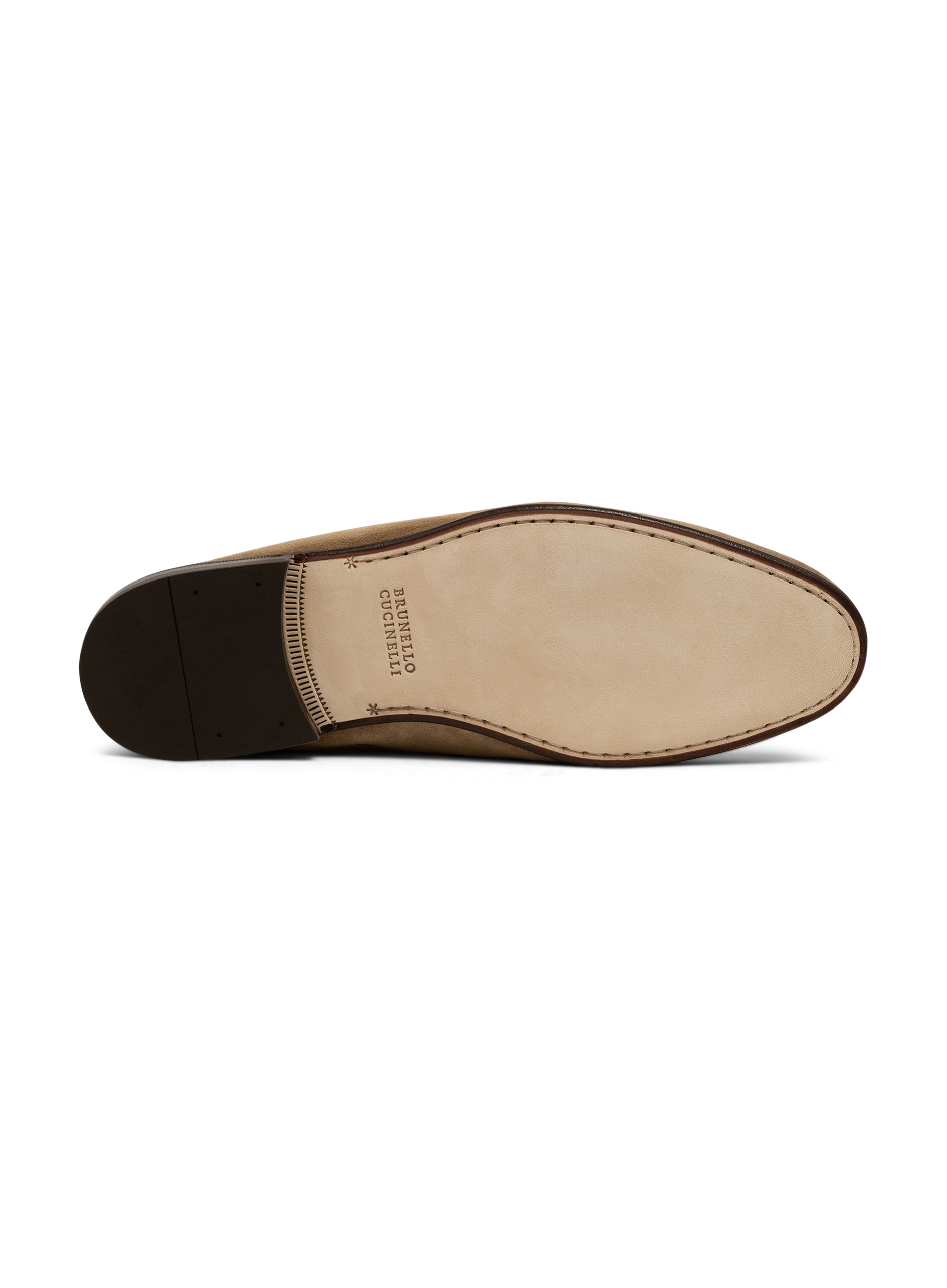 Suède penny loafers | Beige