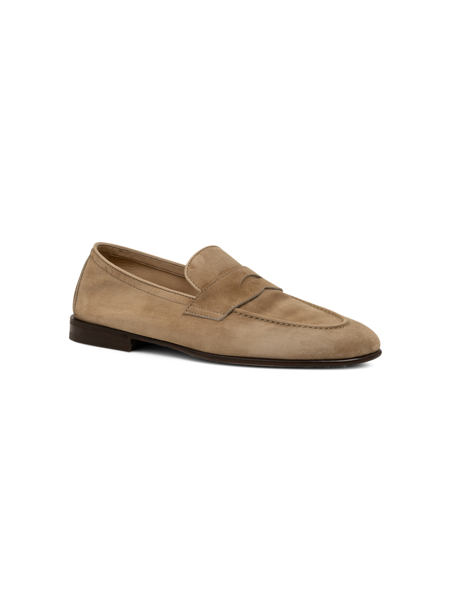 Suède penny loafers | Beige