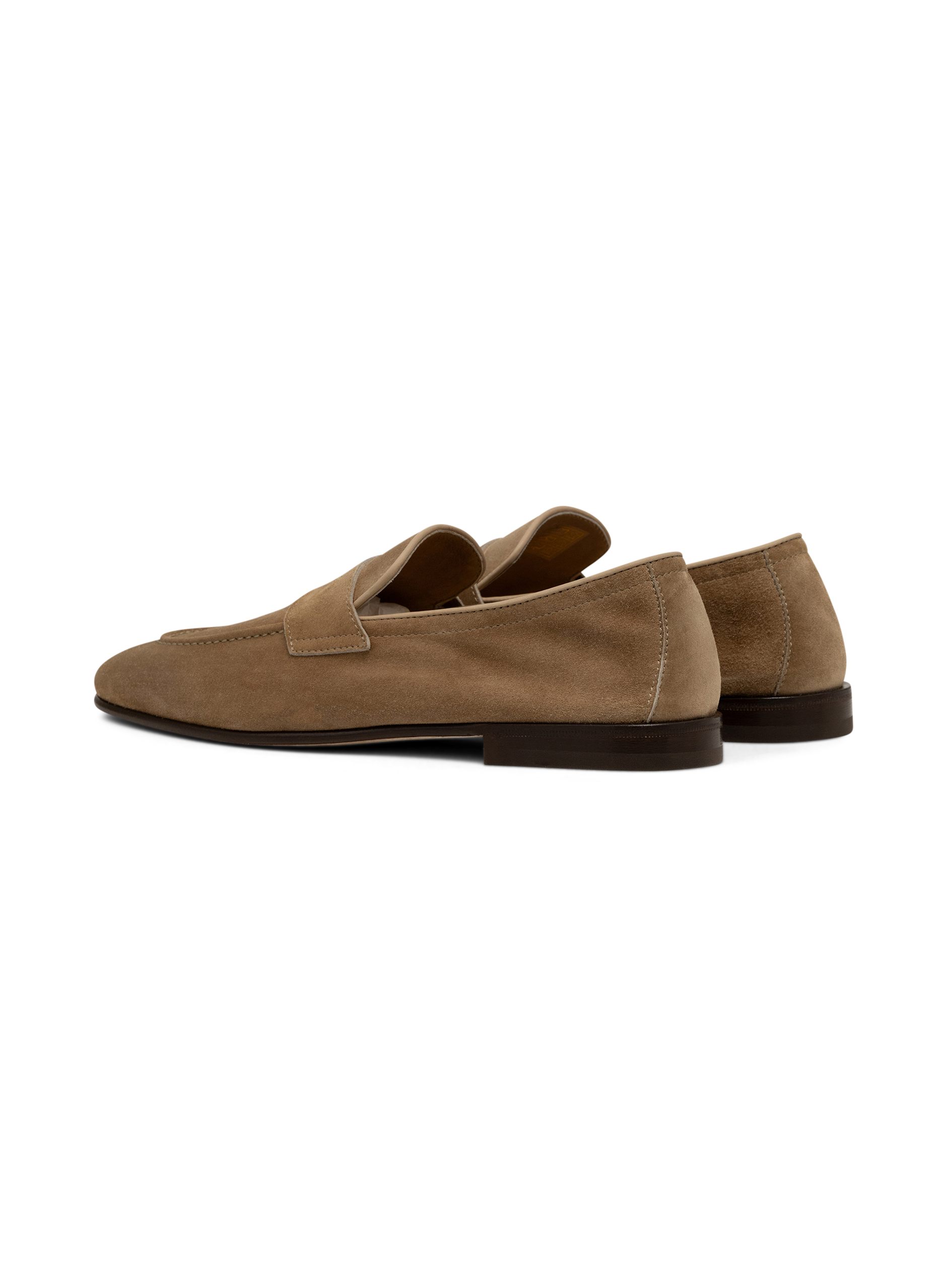 Suède penny loafers | Beige
