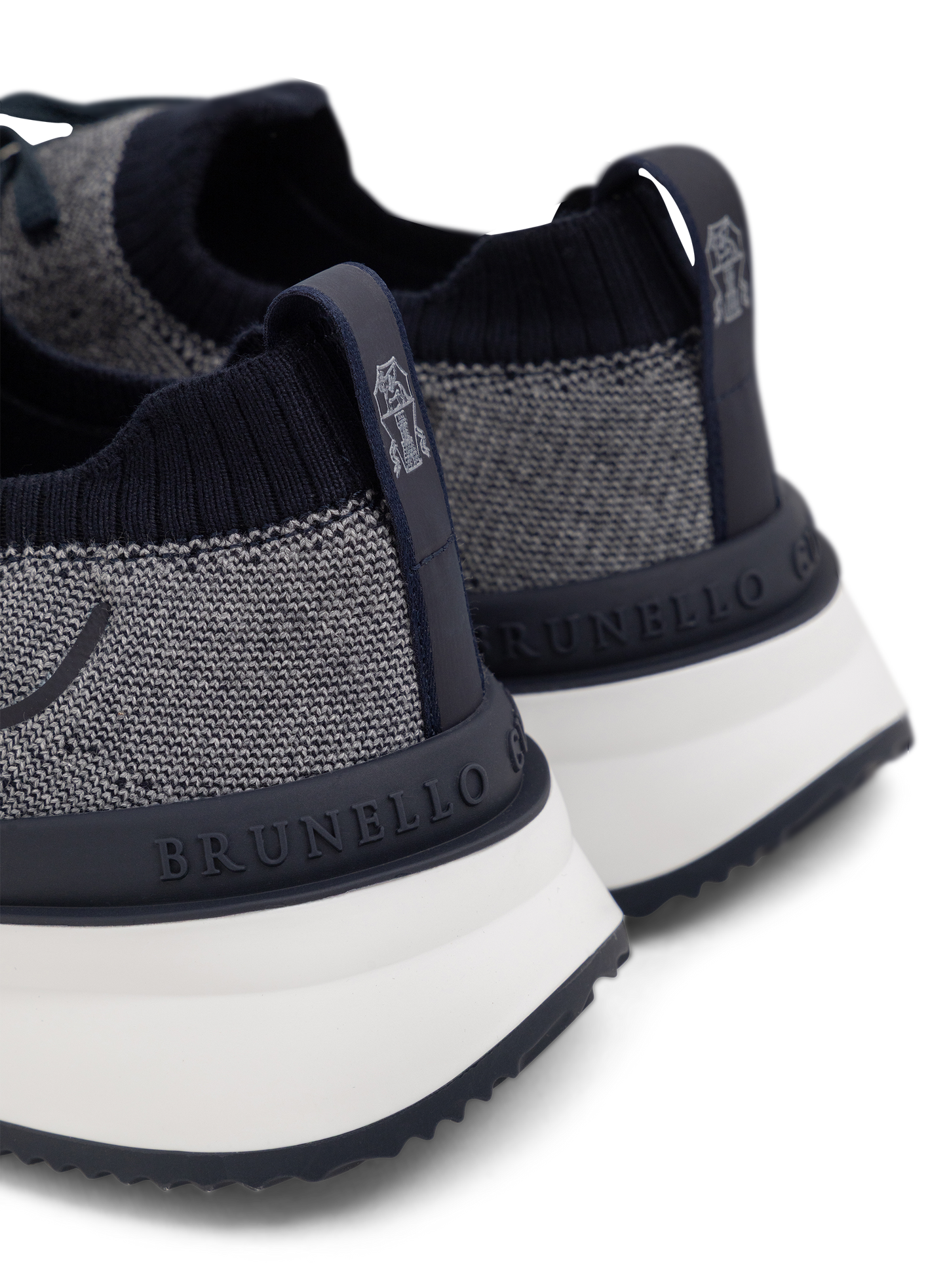 Knitted sneakers | BLUE NAVY