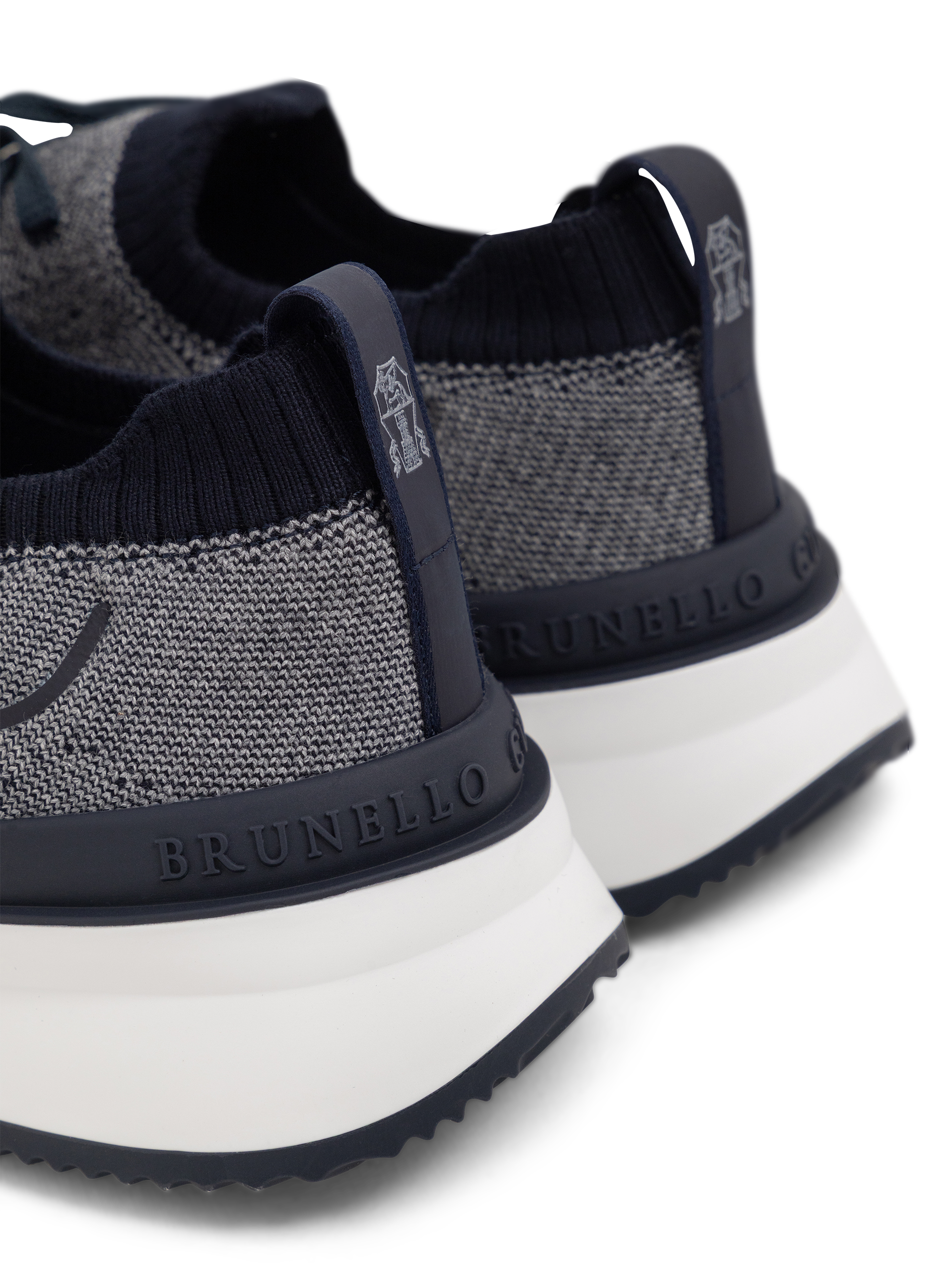 Knitted sneakers | FULL_WIDTH | BLUE NAVY