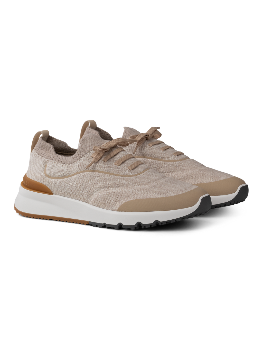 Knitted sneakers | Beige Melee