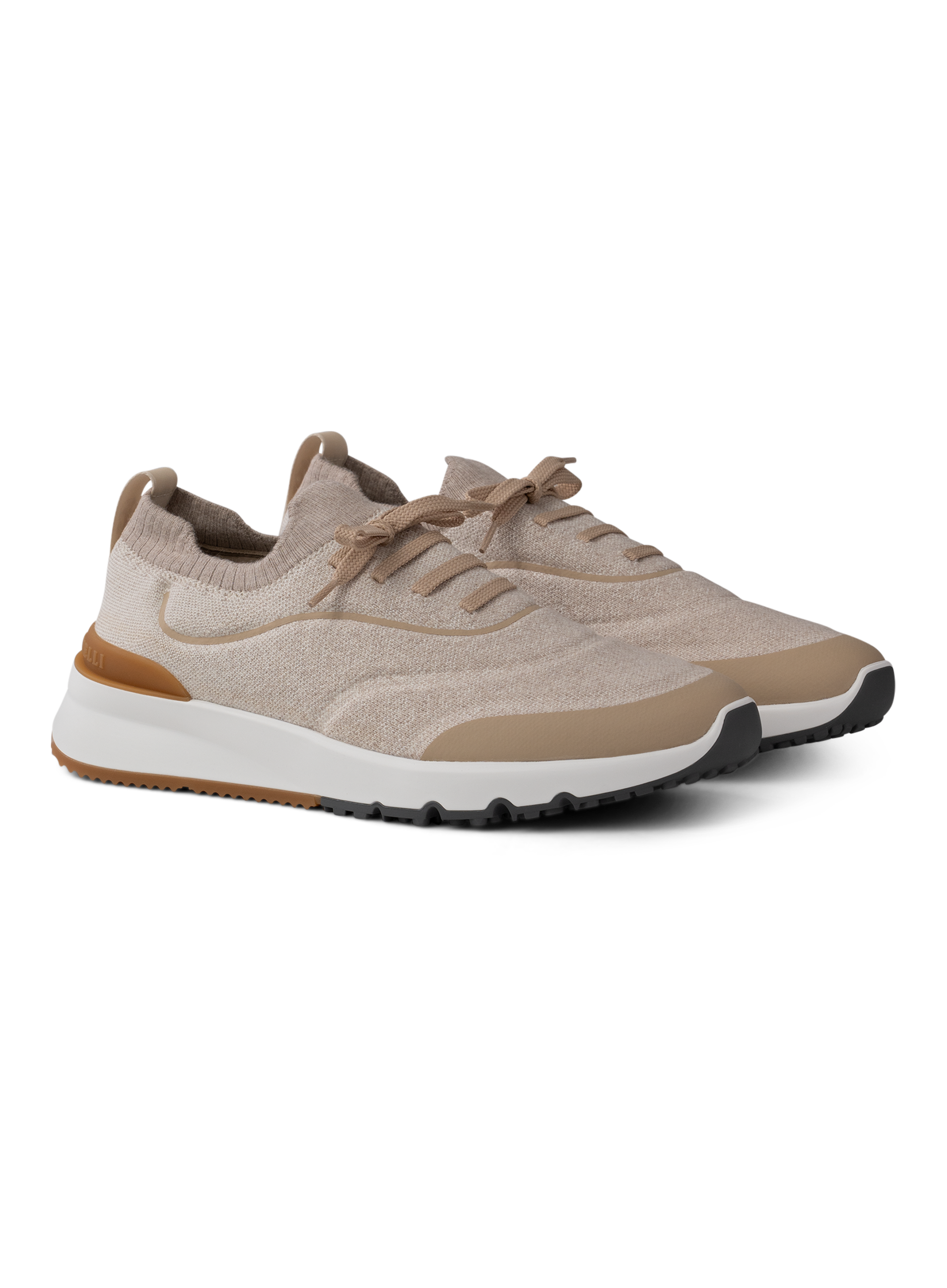 Knitted sneakers | Beige Melee