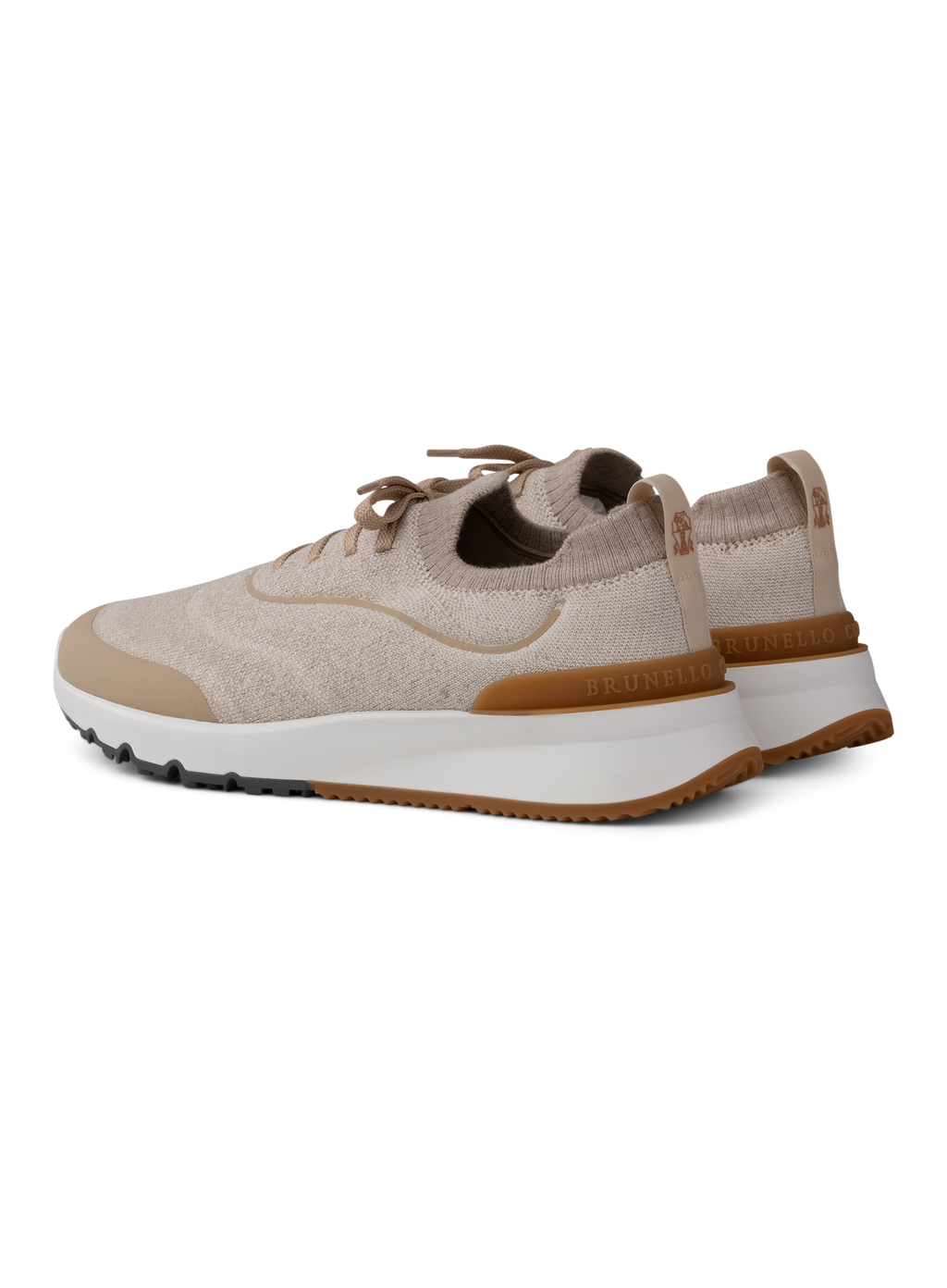 Knitted sneakers | Beige Melee