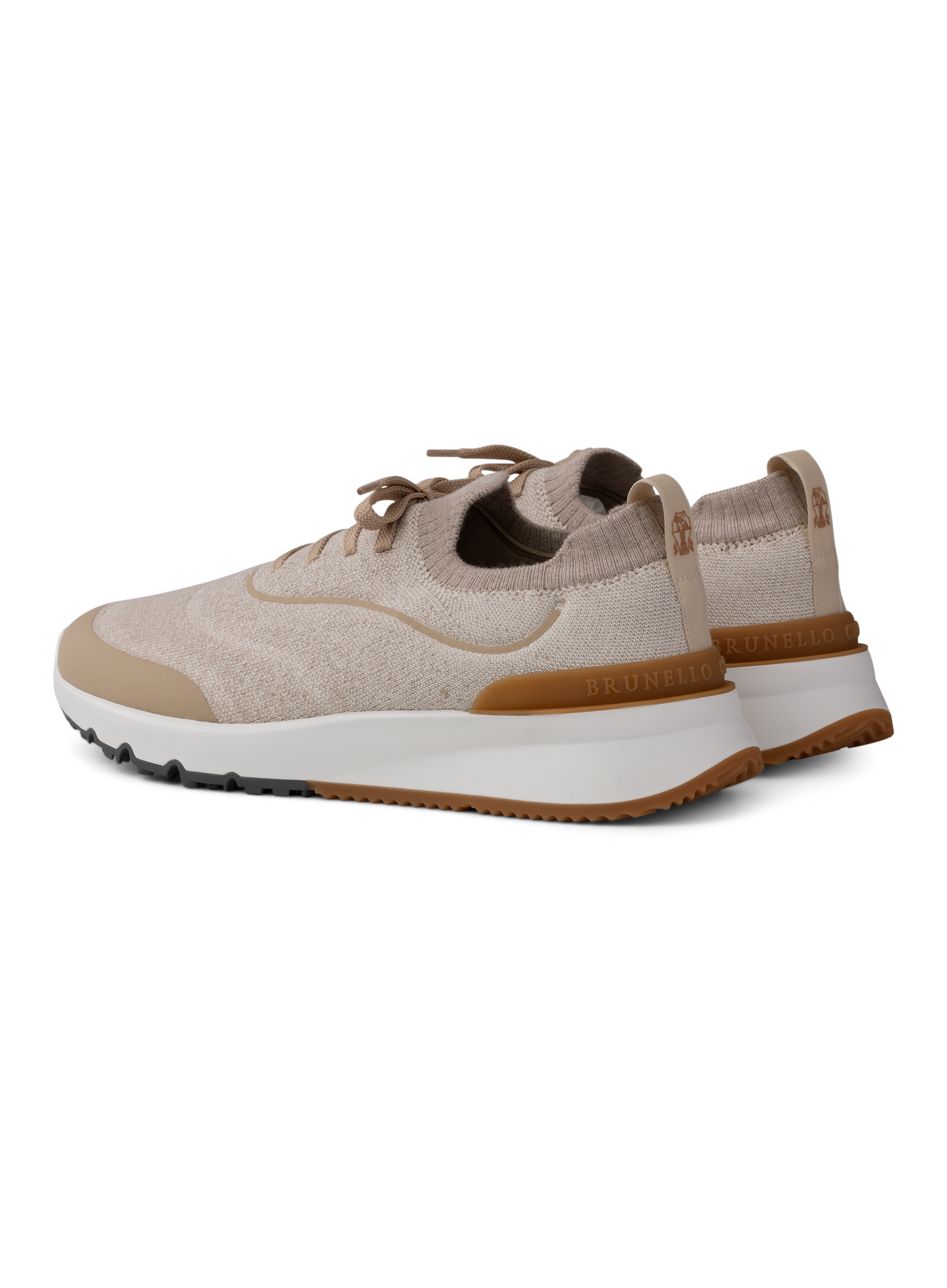Knitted sneakers | Beige Melee
