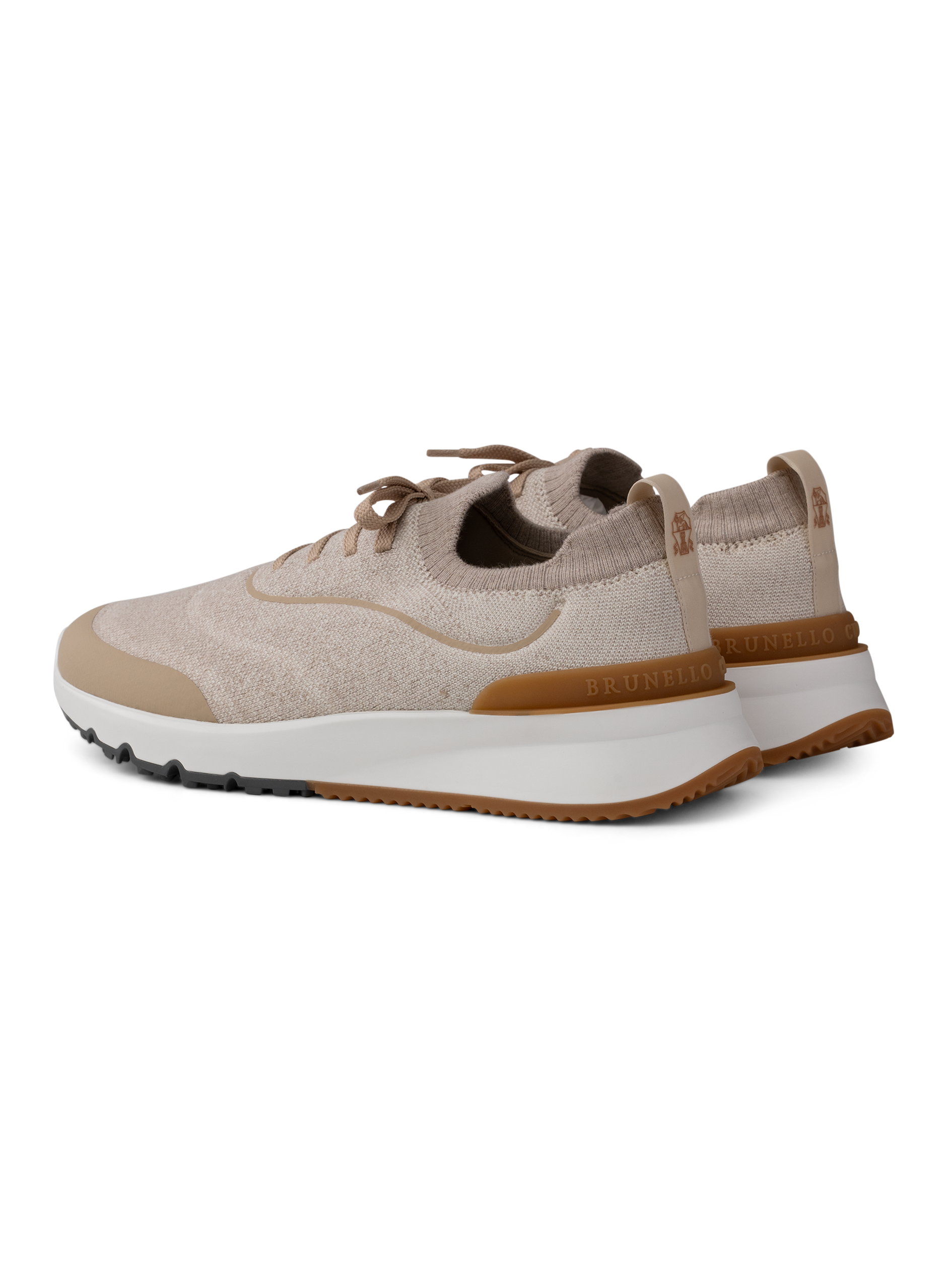 Knitted sneakers | Beige Melee