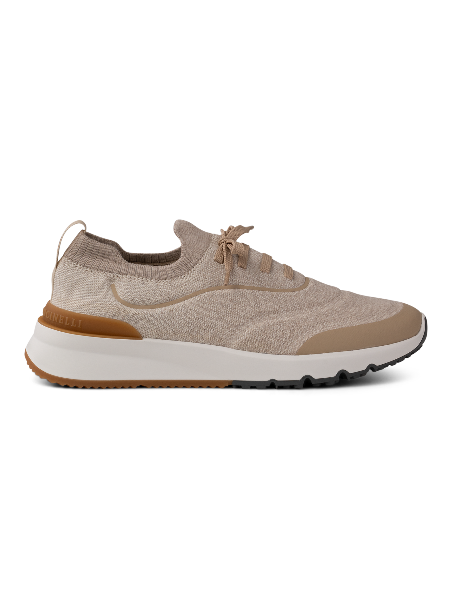 Knitted sneakers | Beige Melee