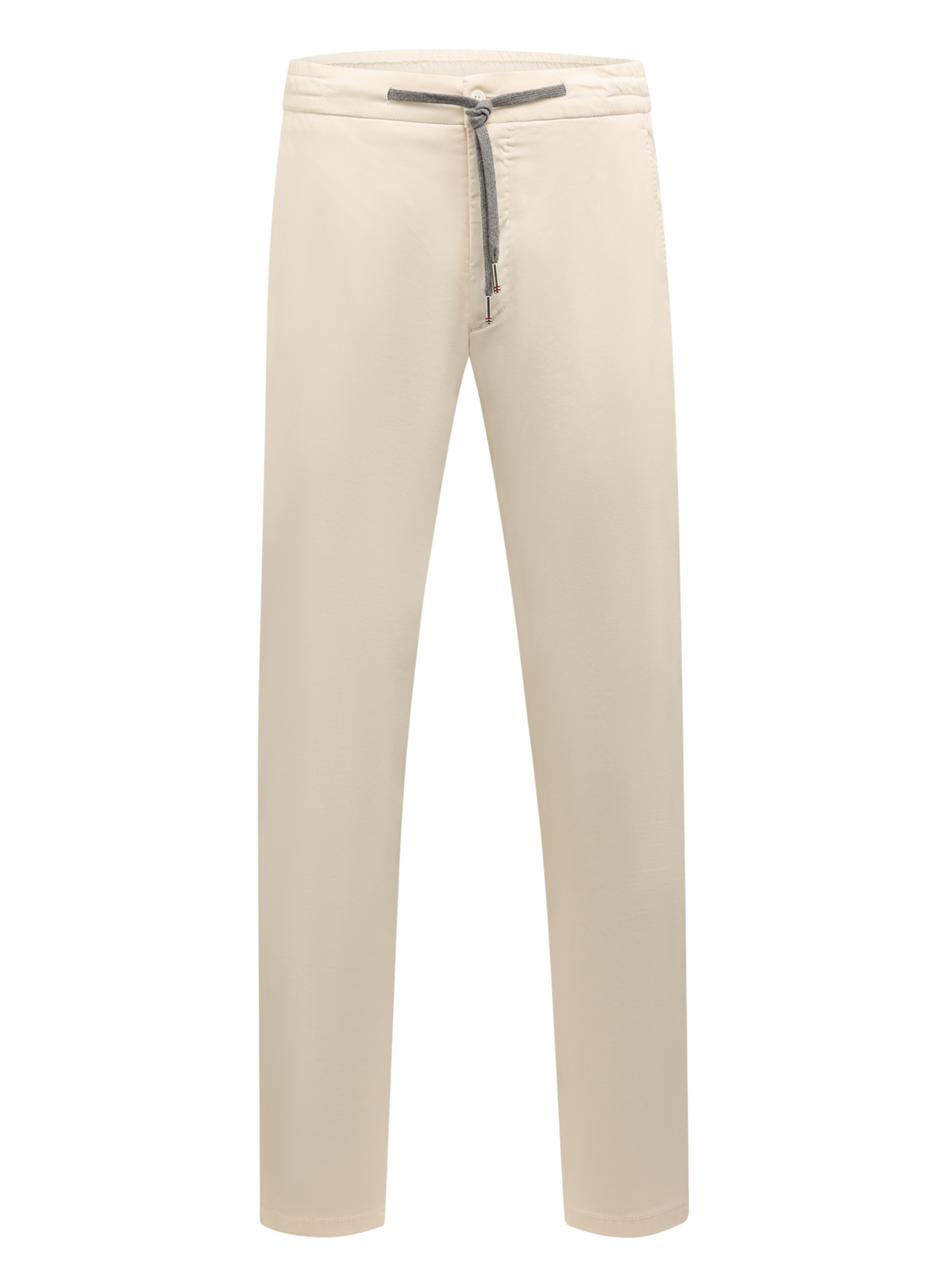 Caracciolo broek van katoen en zijde | WHITE