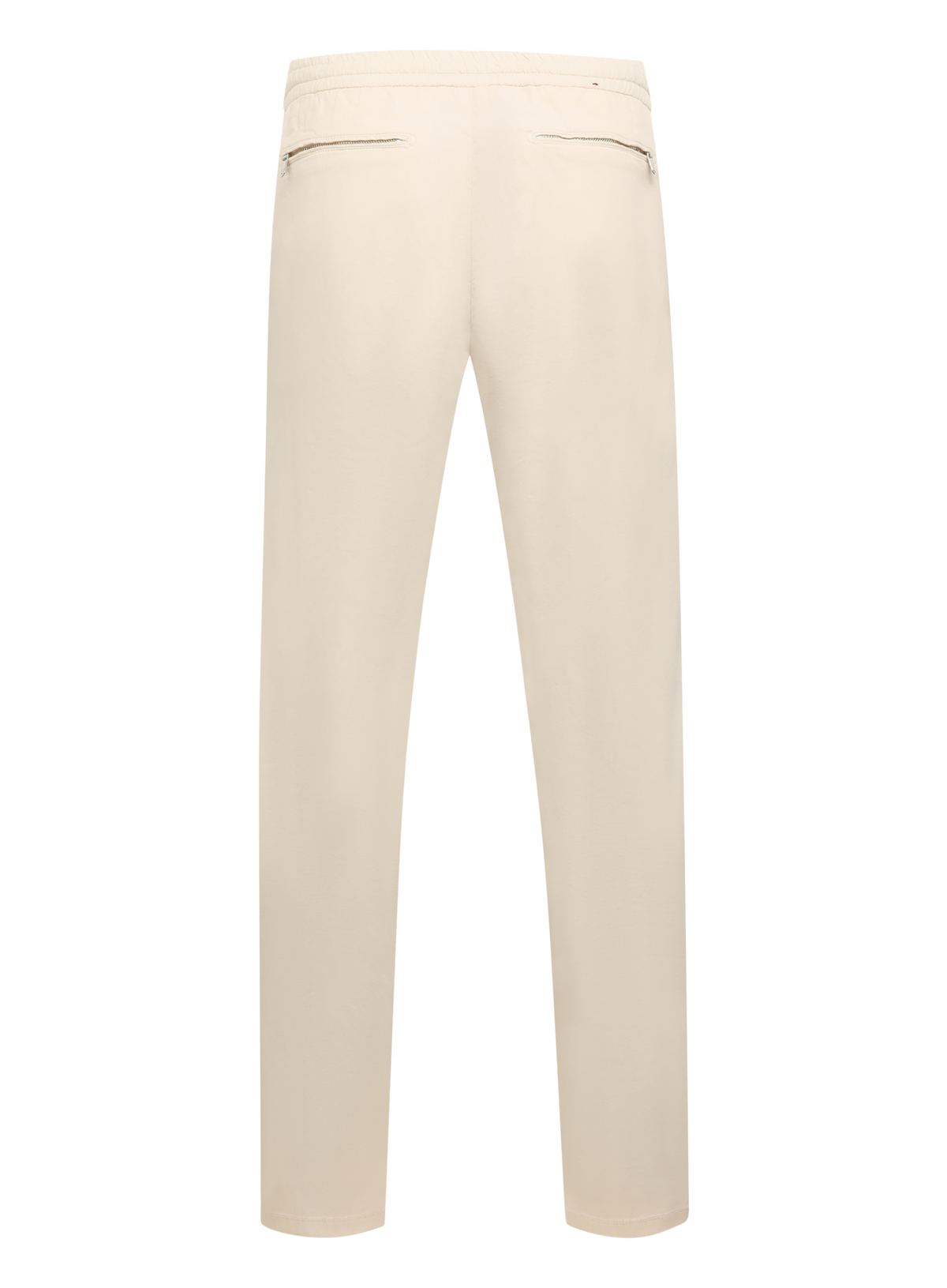 Caracciolo broek van katoen en zijde | WHITE