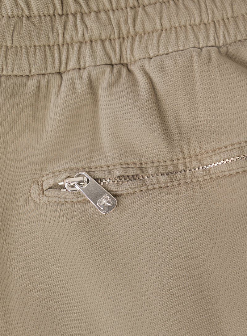 Caracciolo broek van katoen en zijde | FULL_WIDTH | TAUPE BEIGE
