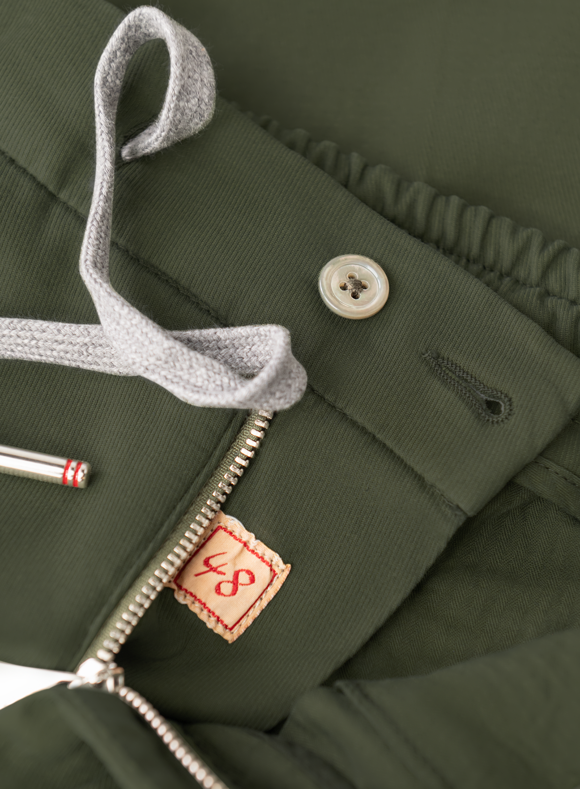 Carraciolo broek van scheerwol | FULL_WIDTH | Groen