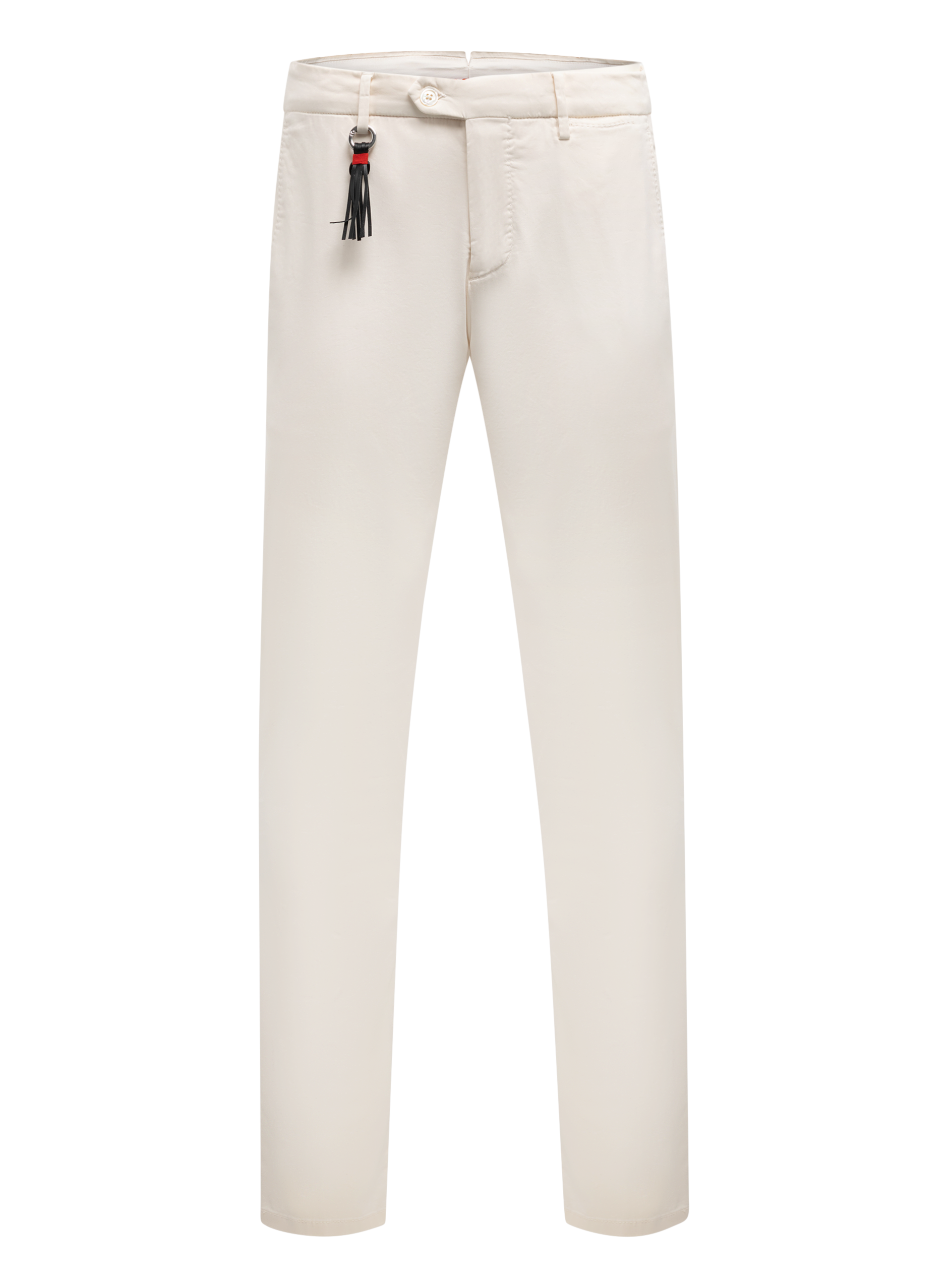 Broek van katoen en zijde | WHITE