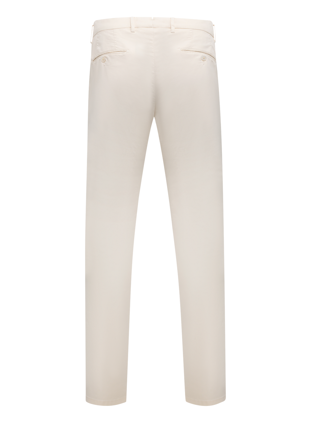 Broek van katoen en zijde | WHITE