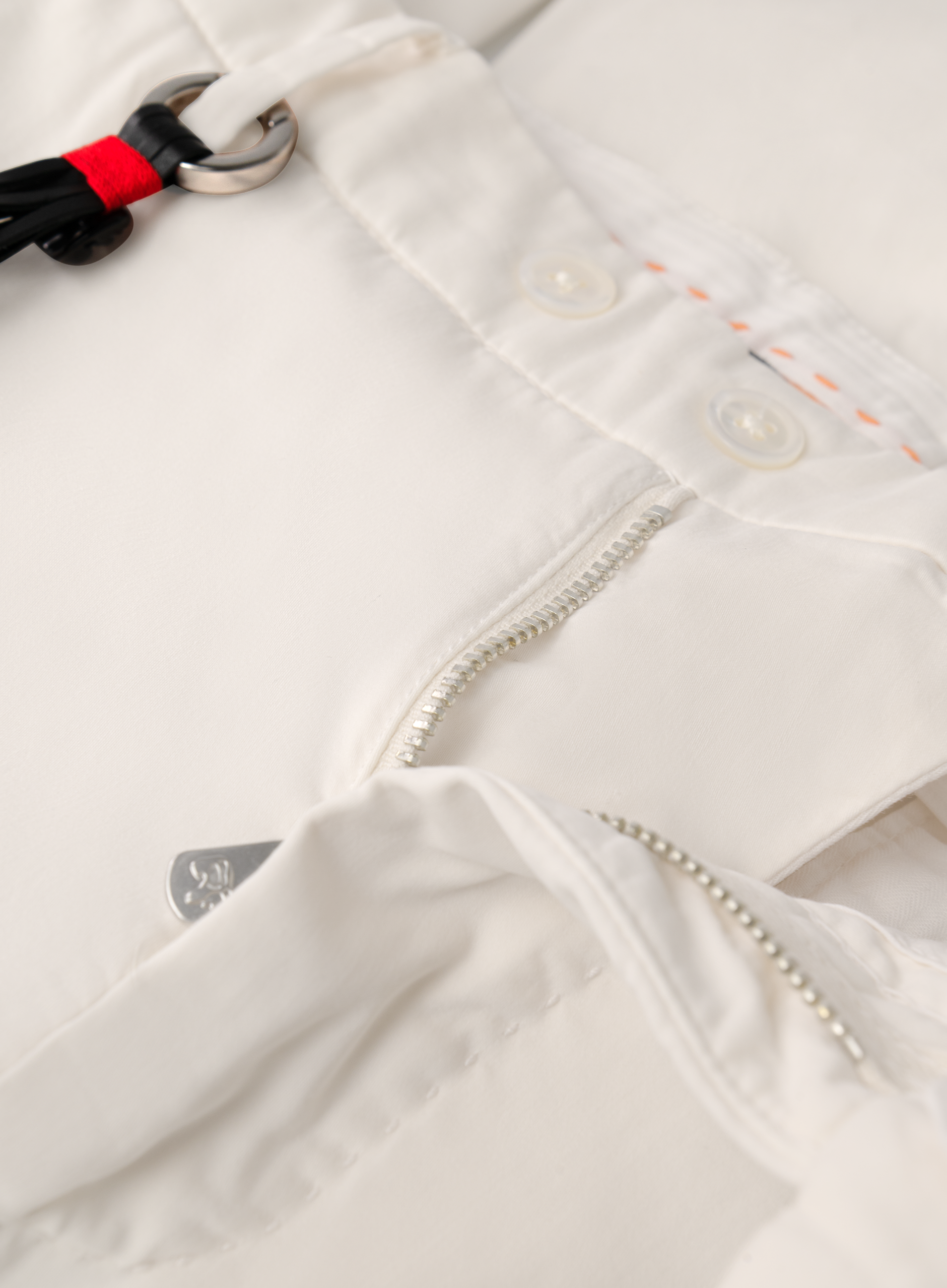 Broek van katoen en zijde | FULL_WIDTH | WHITE