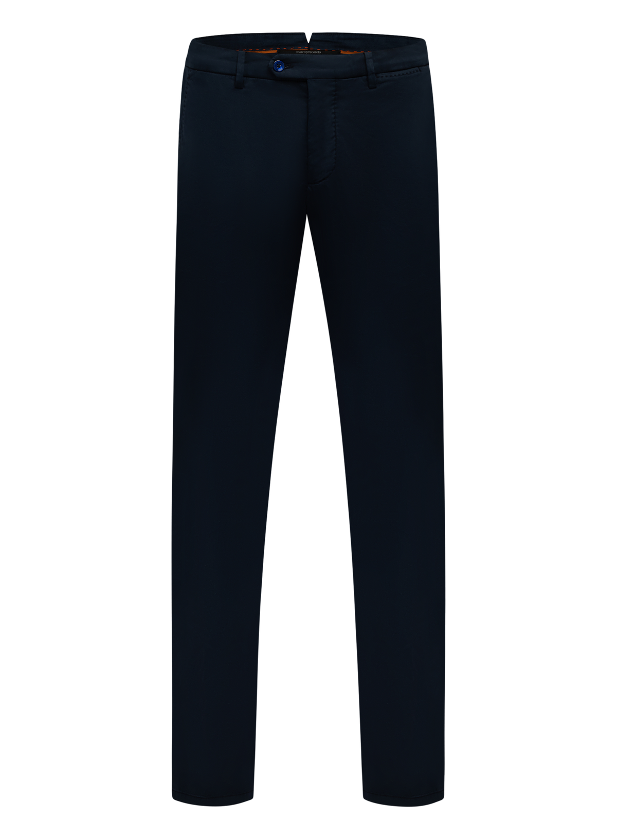Broek van katoen en zijde | BLUE NAVY