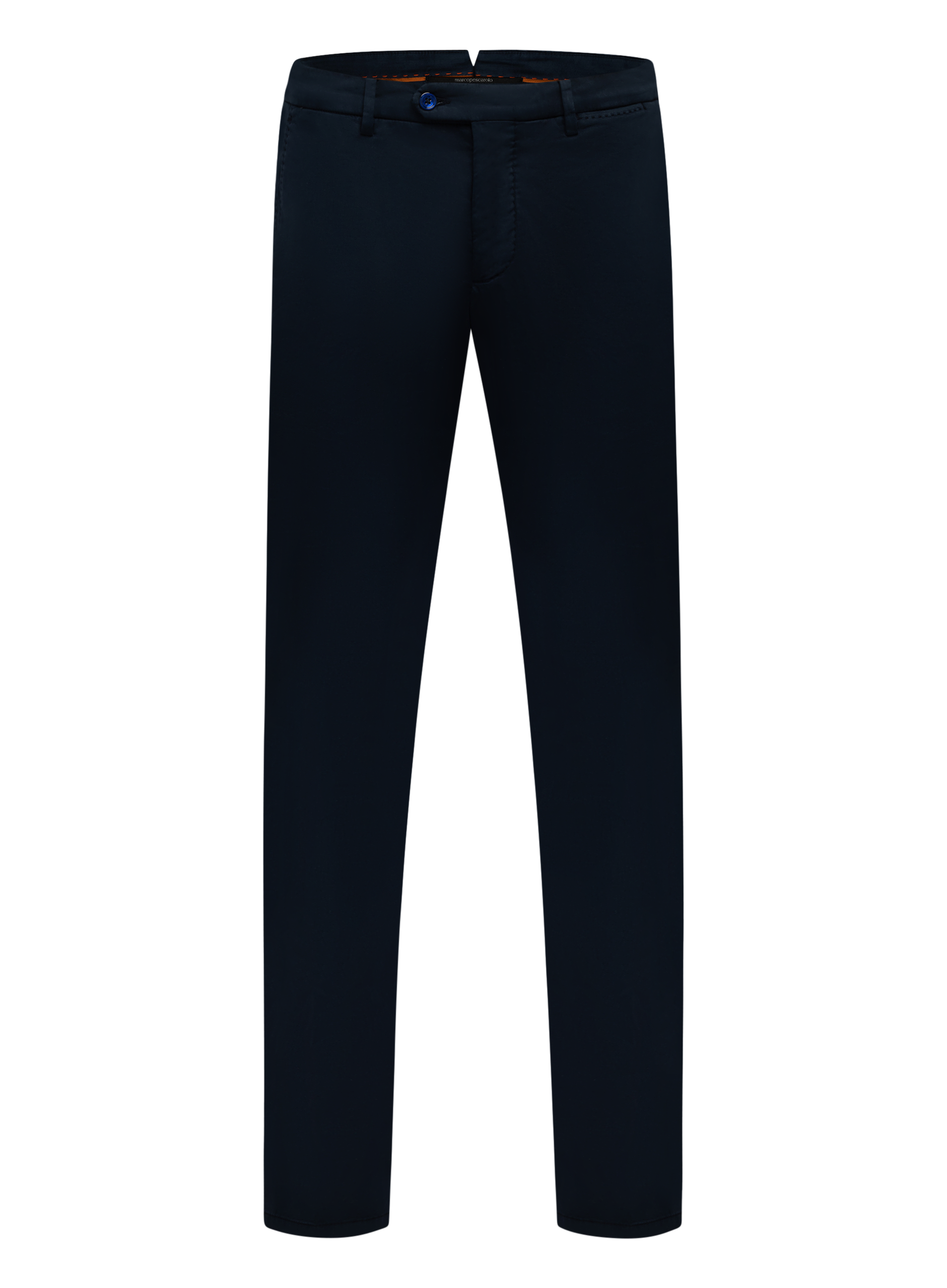 Katoen-zijde broek | FULL_WIDTH | BLUE NAVY